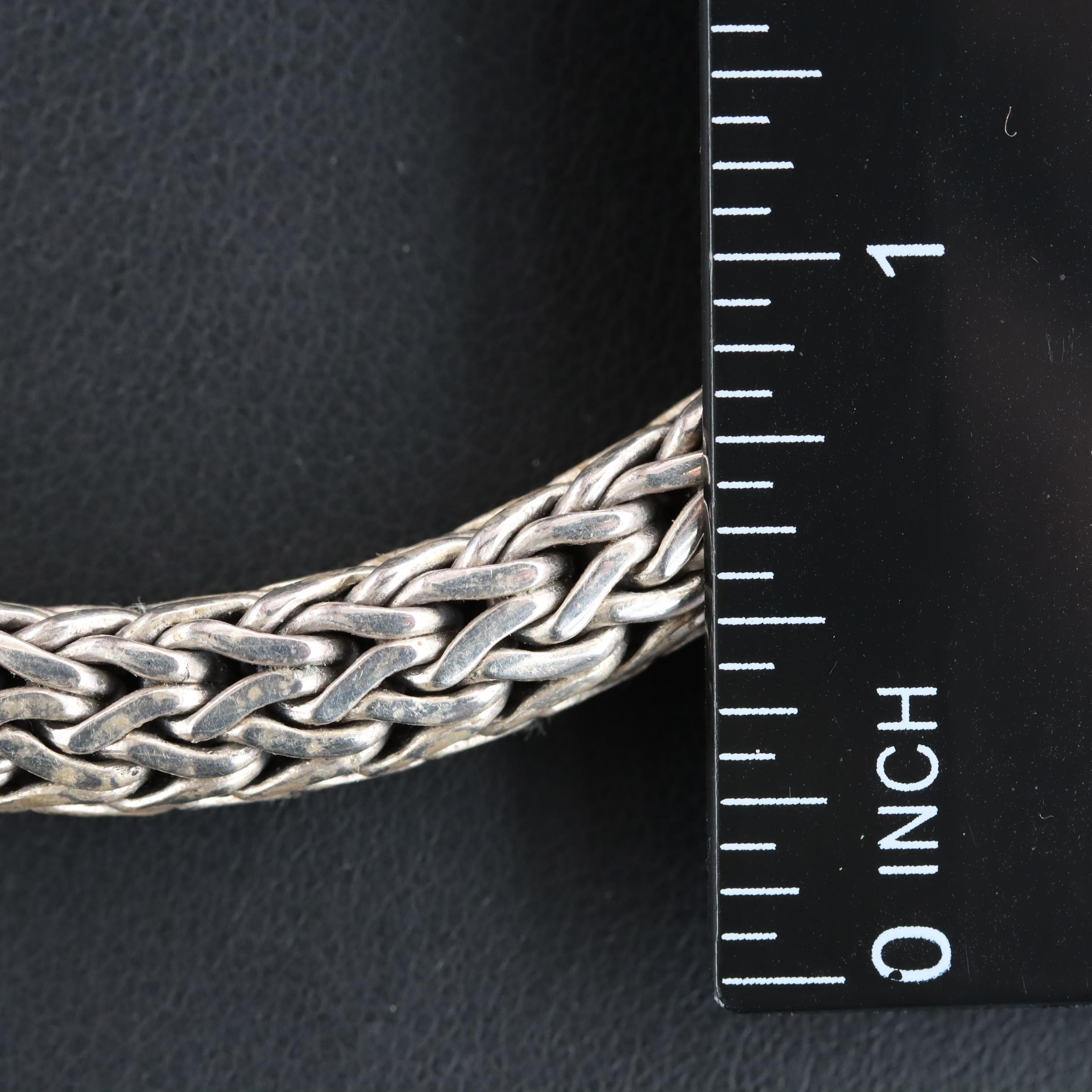 Sterling Foxtail Chain Necklace