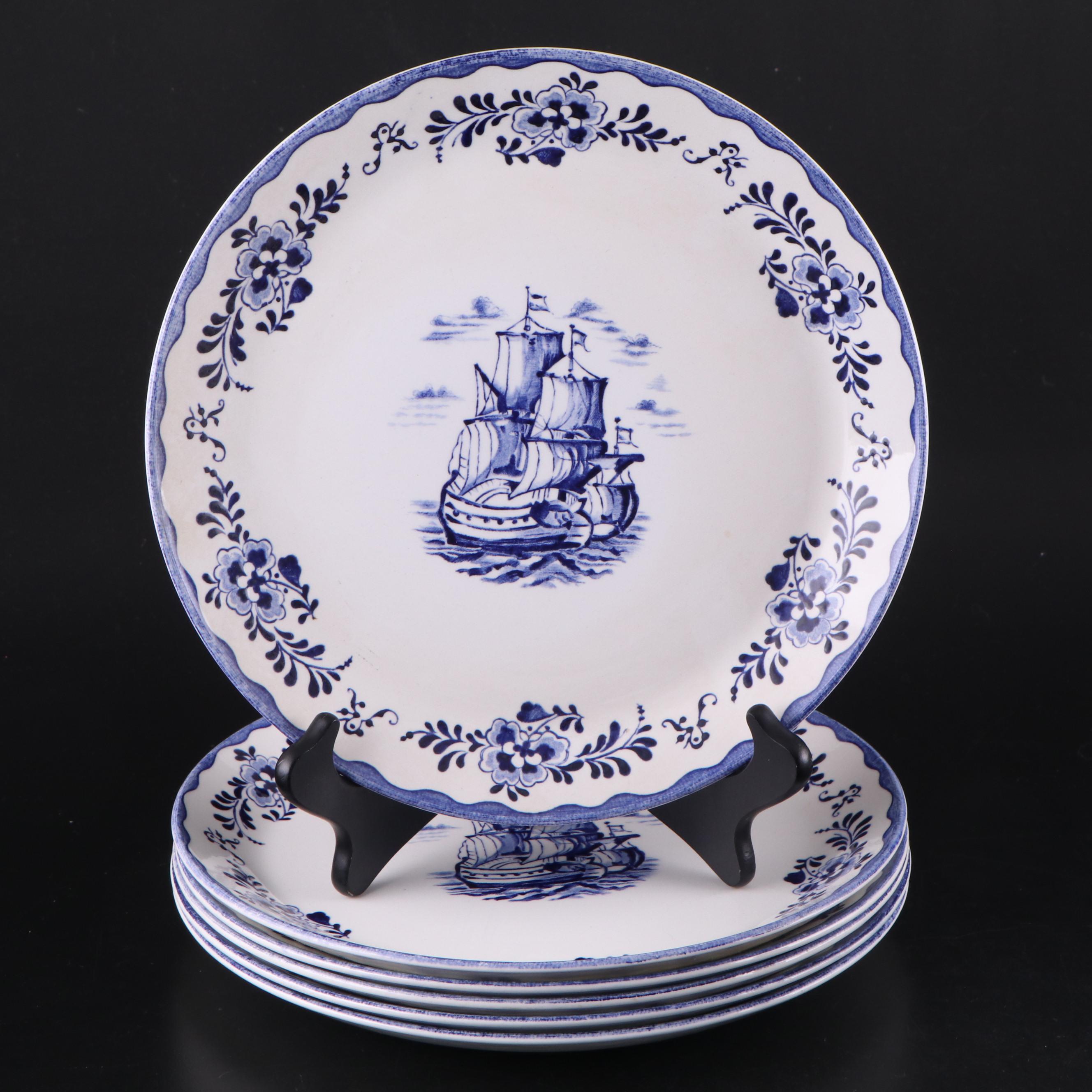 Johnson Brothers "Holland Blue Scenes" English Ironstone Dinnerware, 1974-1978