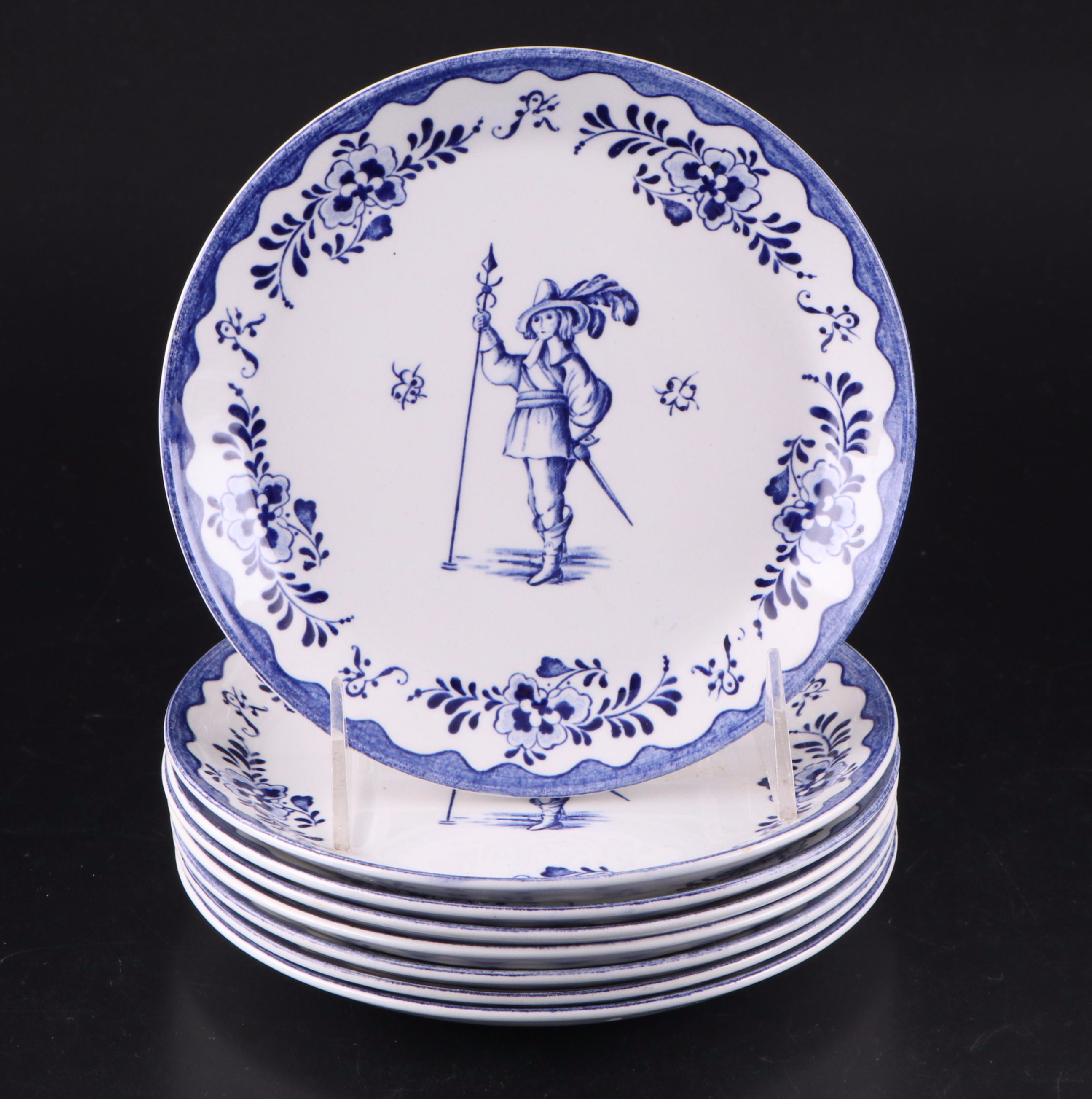 Johnson Brothers "Holland Blue Scenes" English Ironstone Dinnerware, 1974-1978
