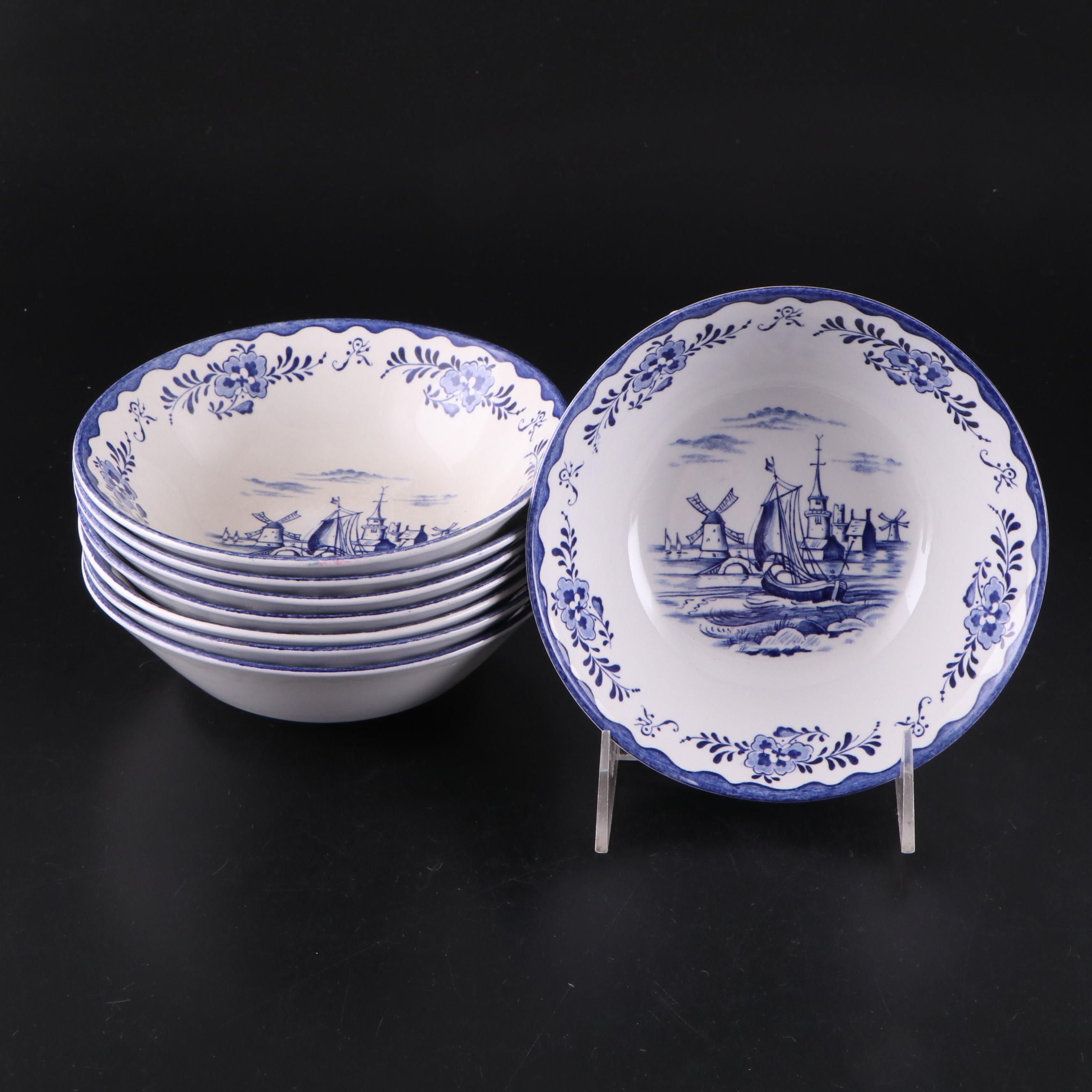 Johnson Brothers "Holland Blue Scenes" English Ironstone Dinnerware, 1974-1978