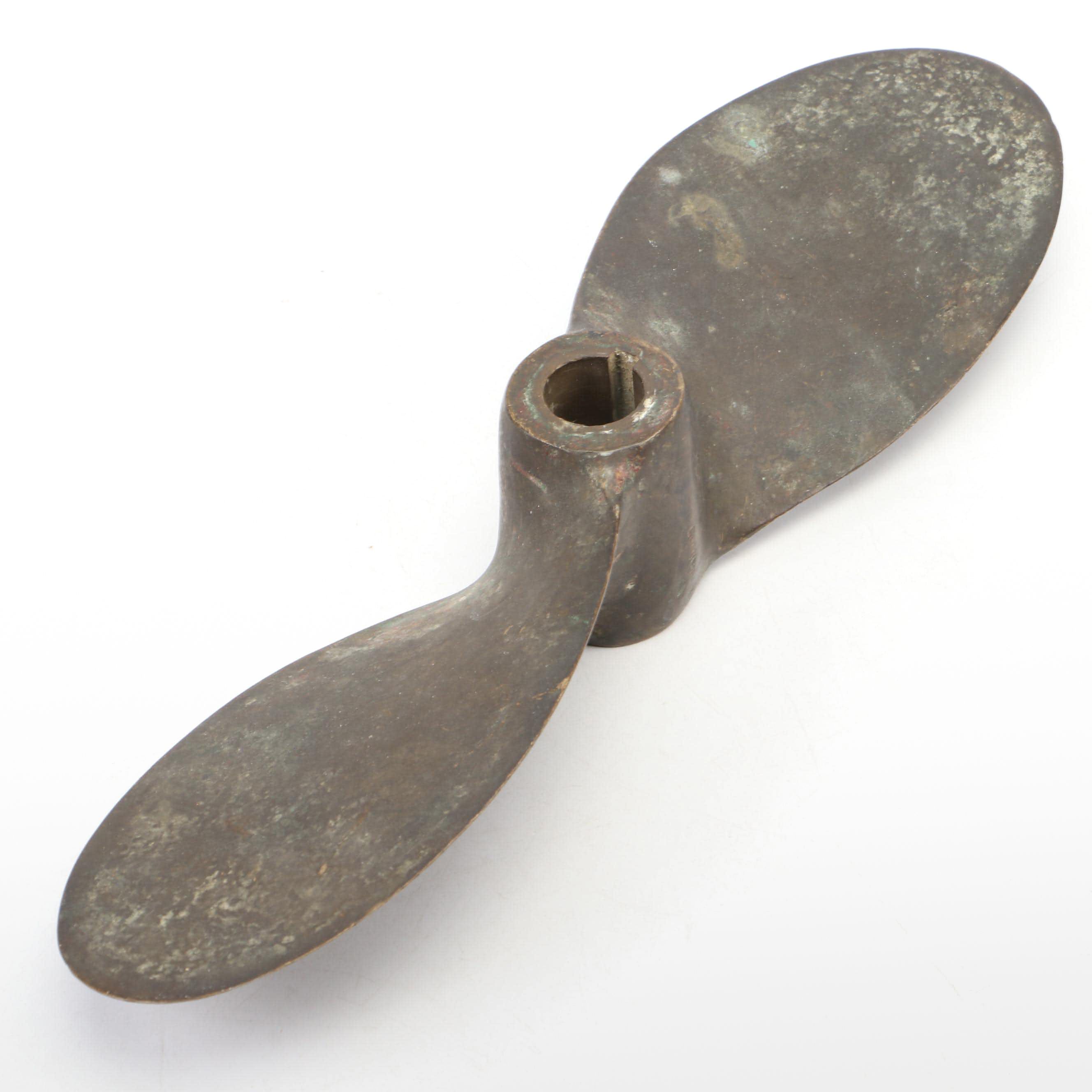 Columbian Bronze Co. 2 Blade Sailboat Propeller