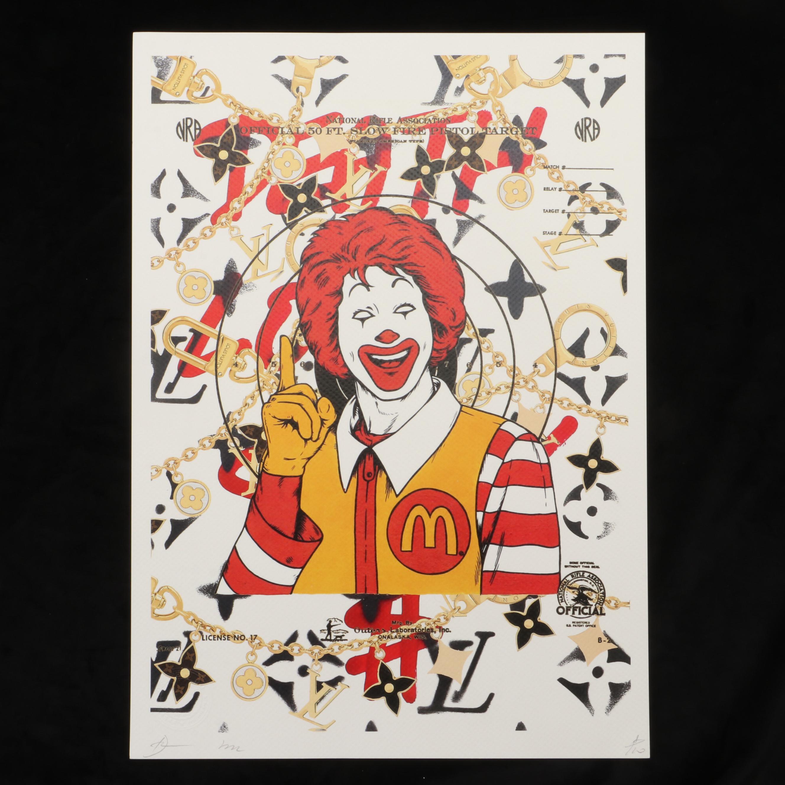 Death NYC Pop Art Graphic Print of Ben Frost x Louis Vuitton