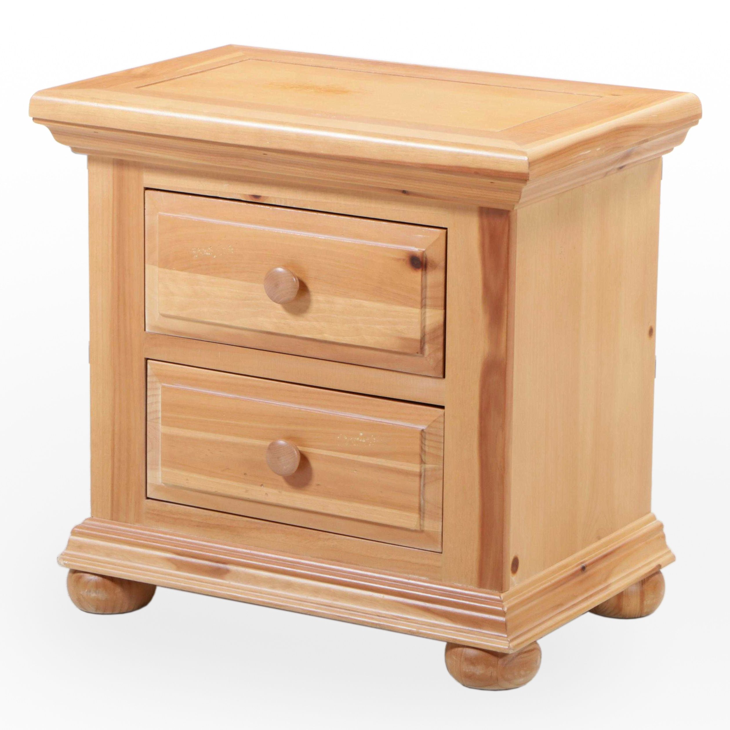 Broyhill "Fontana" Pine Bedside Chest