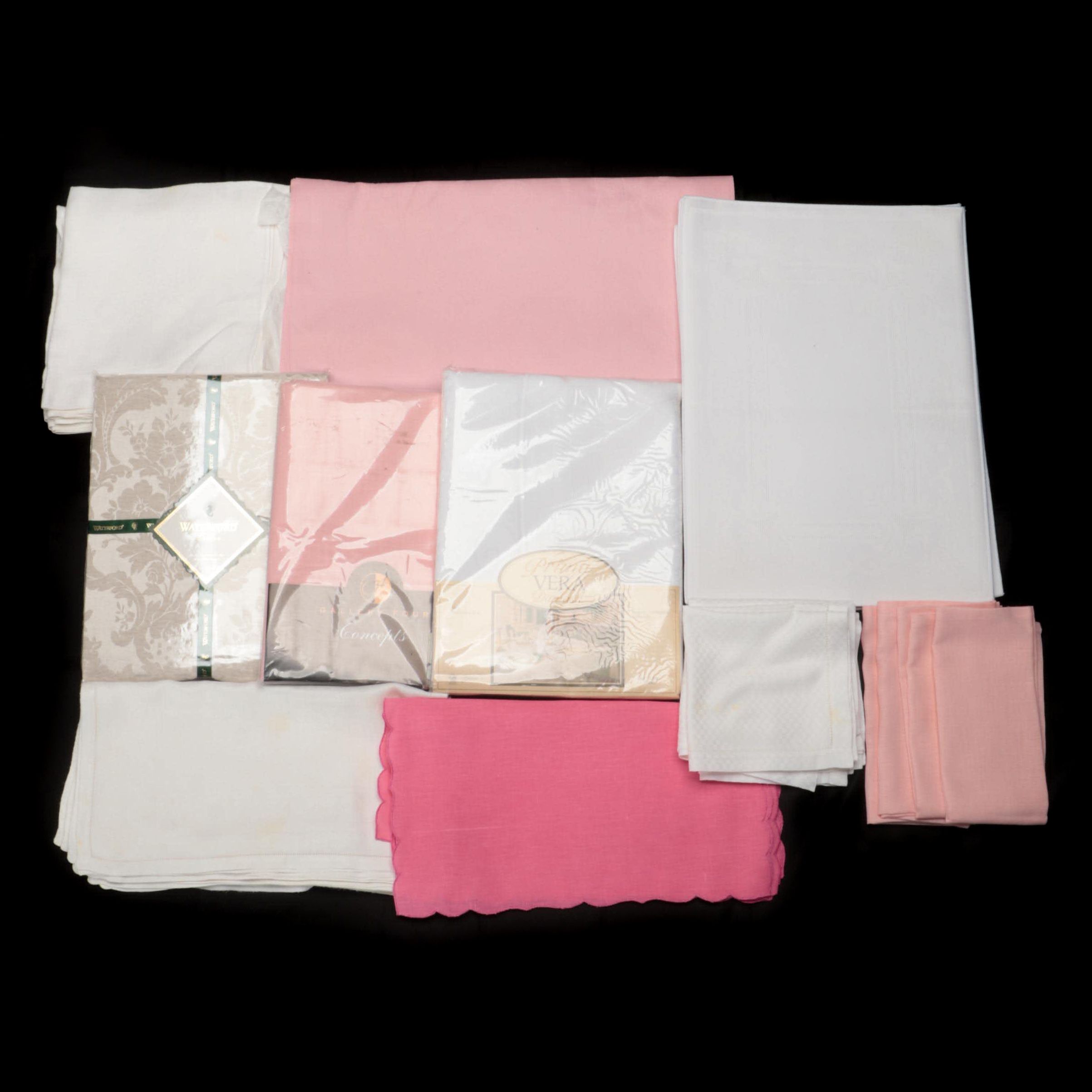 Waterford Linens Tablecloth with Other Table Linens