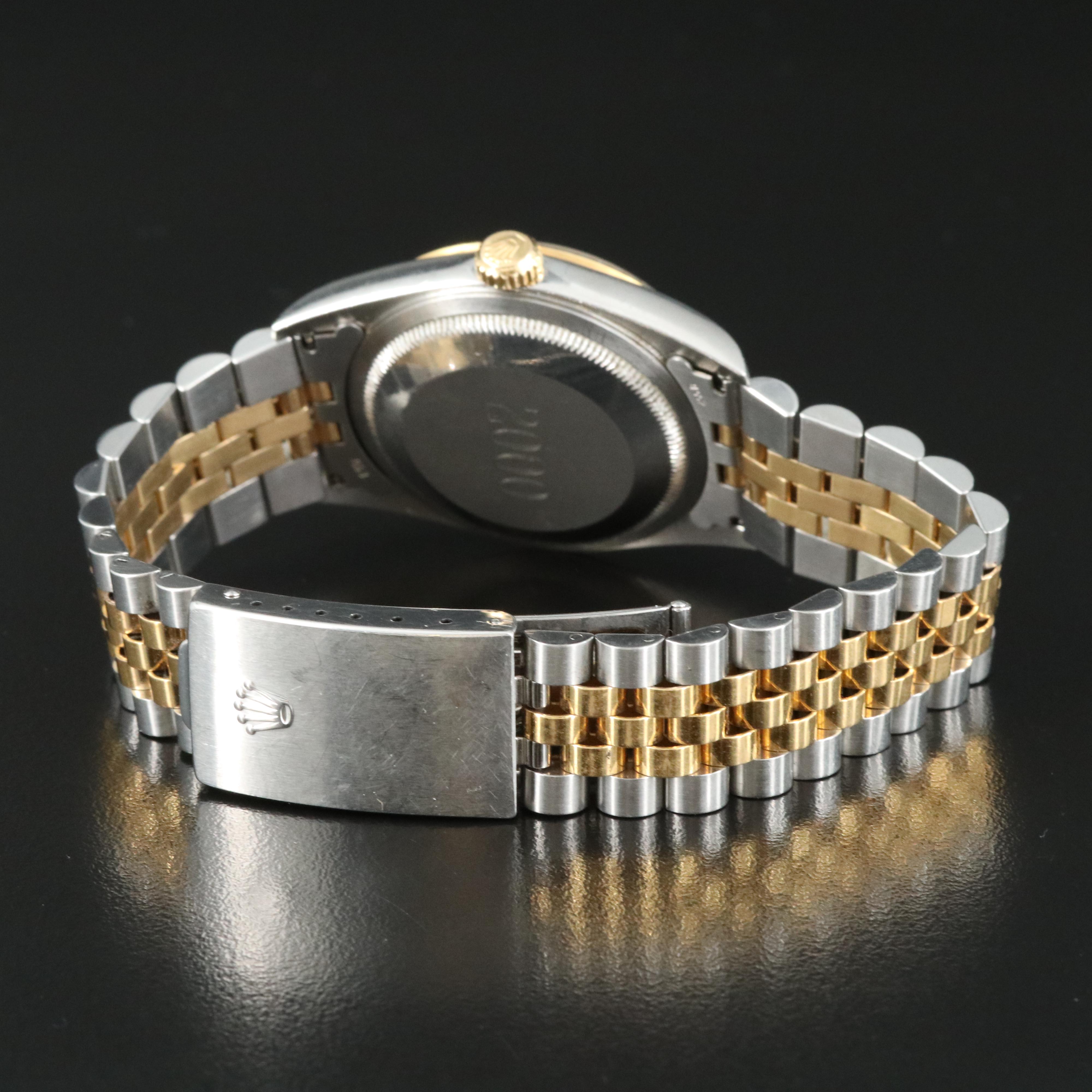 1997 Rolex Datejust 18K and Stainless Steel Watch