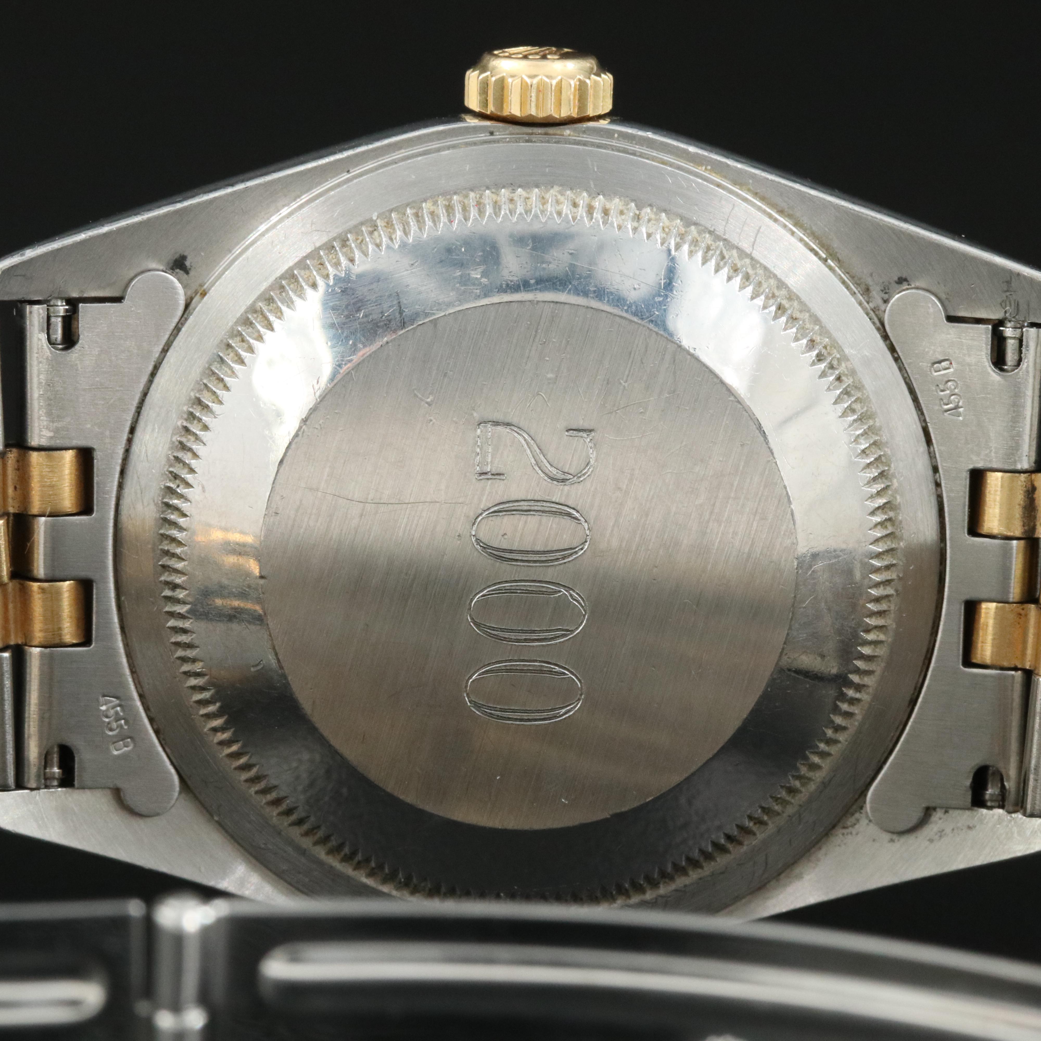 1997 Rolex Datejust 18K and Stainless Steel Watch