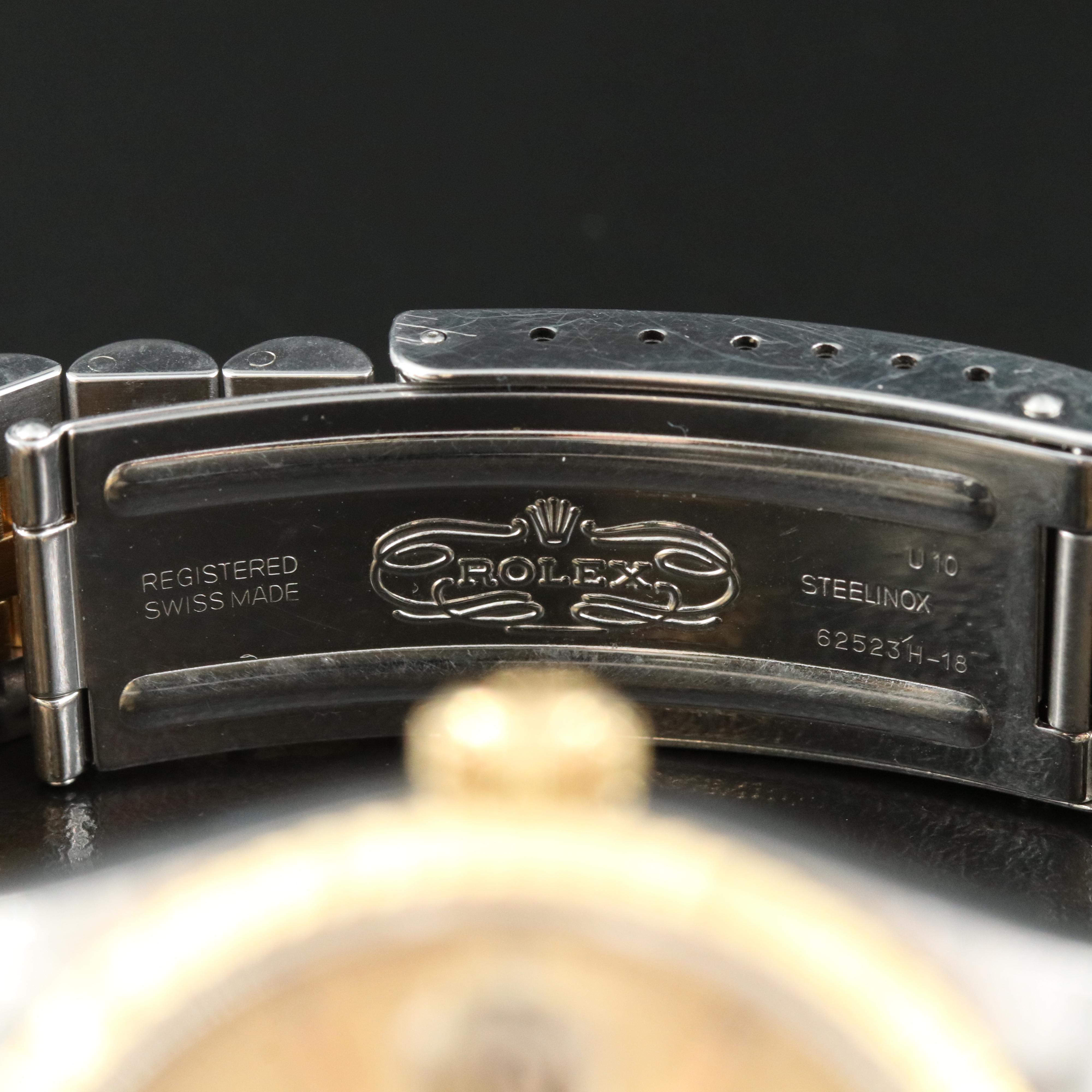 1997 Rolex Datejust 18K and Stainless Steel Watch