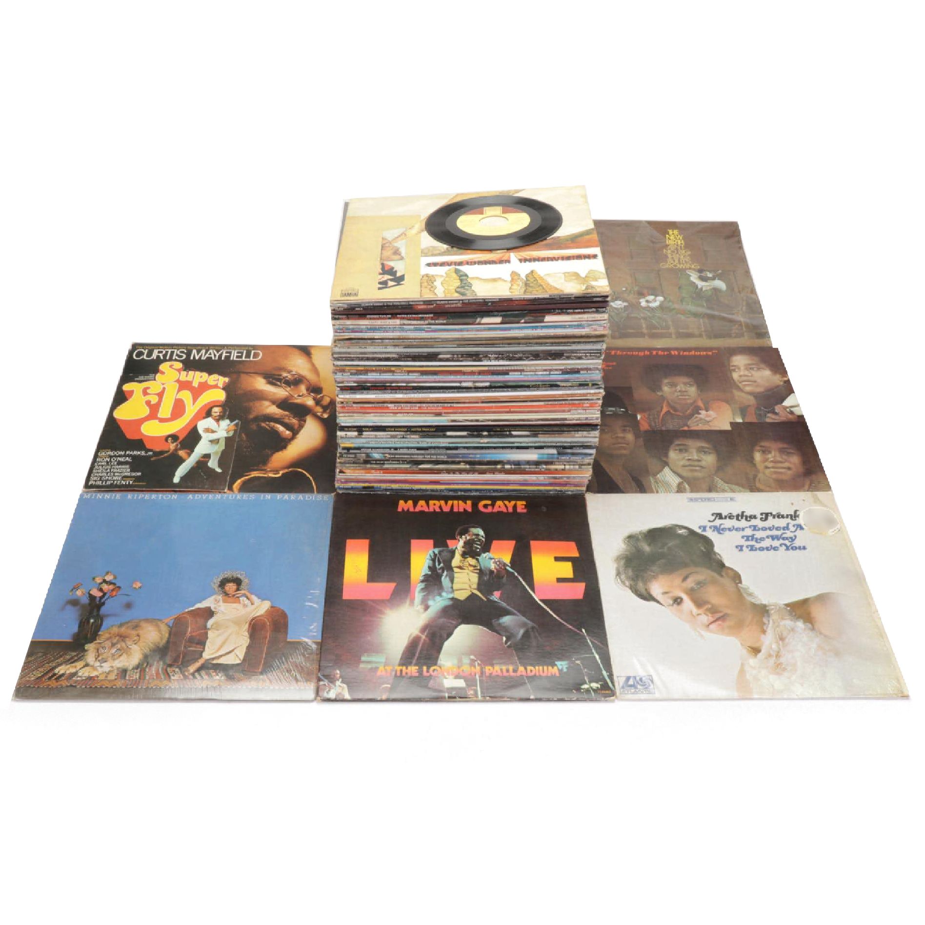 Stevie Wonder, Marvin Gaye, Aretha Franklin, and More Vinyl Records
