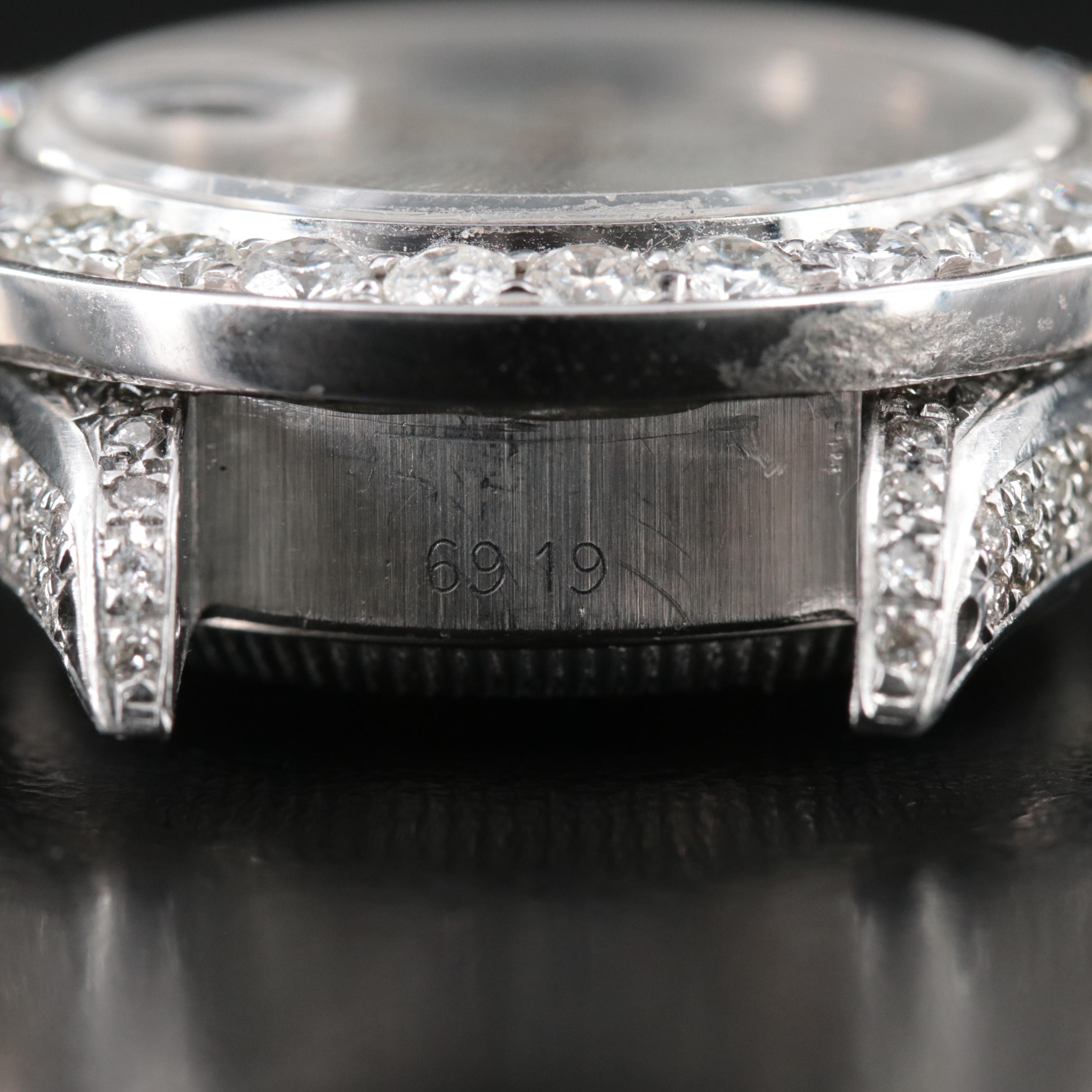 1983 Rolex Custom 2.68 CTW Diamond Datejust Watch