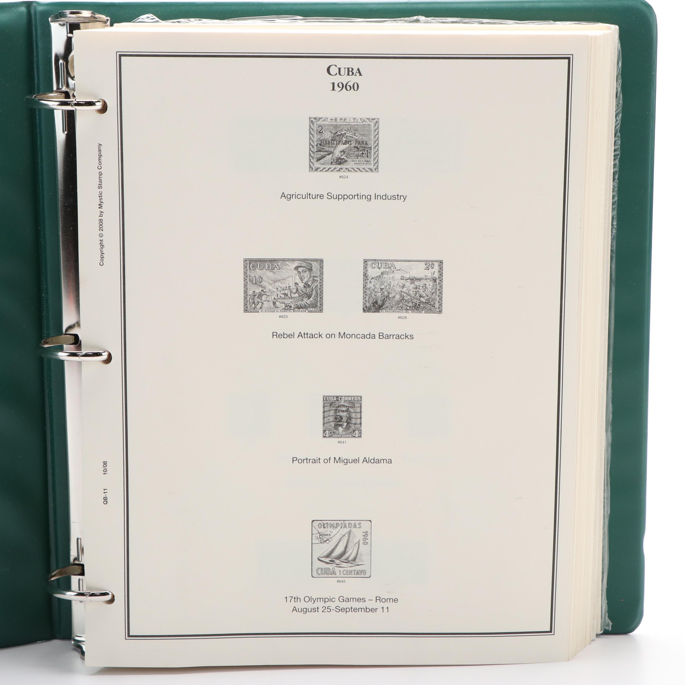 New "Castro's Cuba Stamp Collection" Album