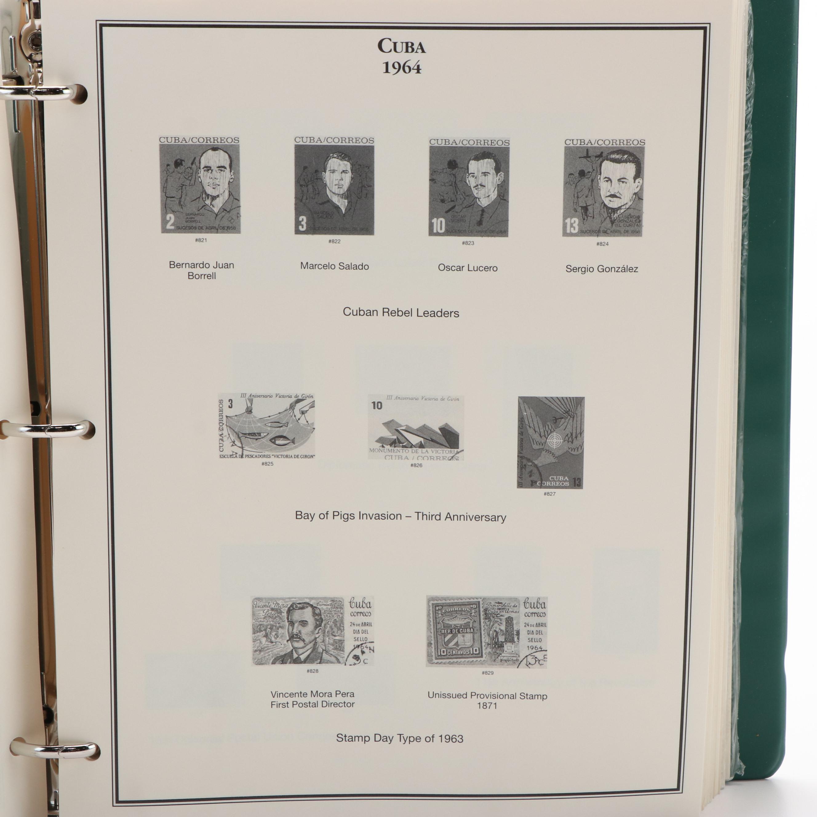 New "Castro's Cuba Stamp Collection" Album