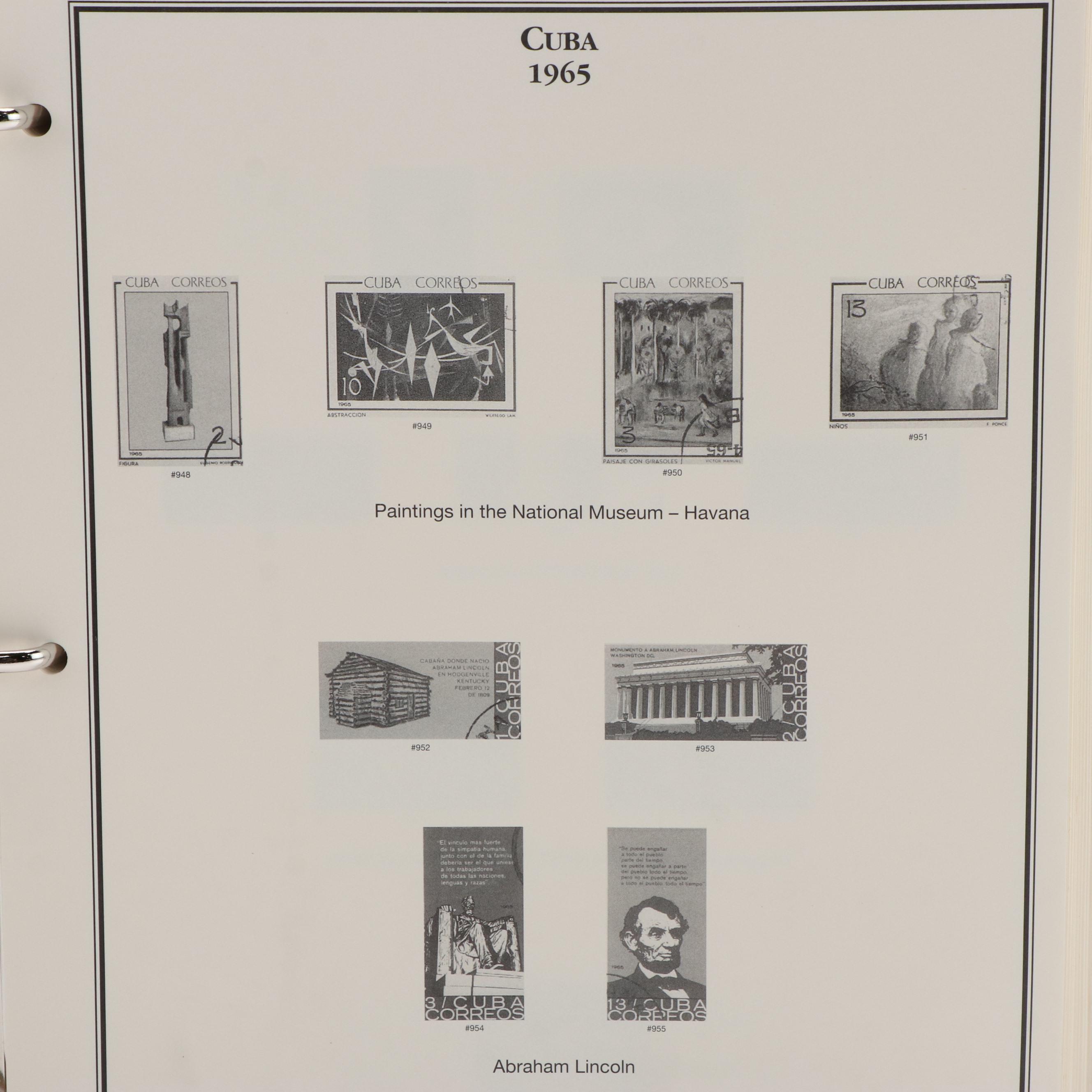 New "Castro's Cuba Stamp Collection" Album