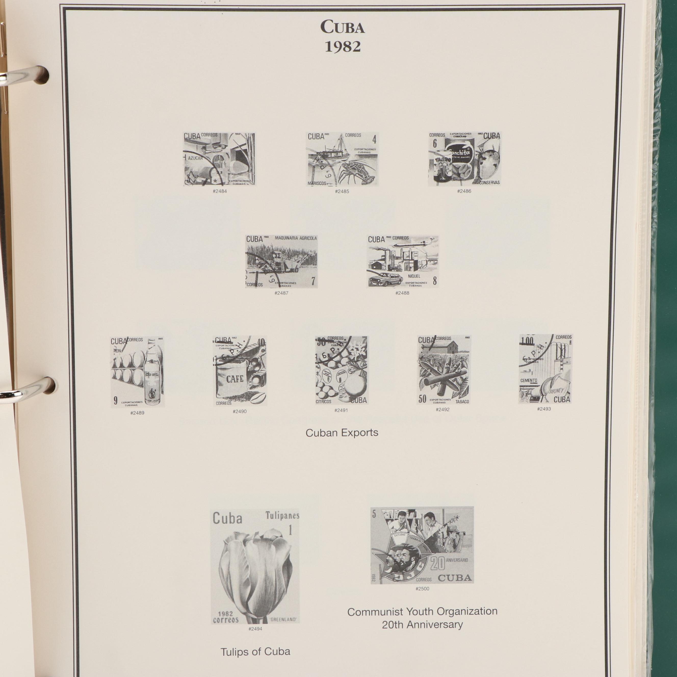 New "Castro's Cuba Stamp Collection" Album