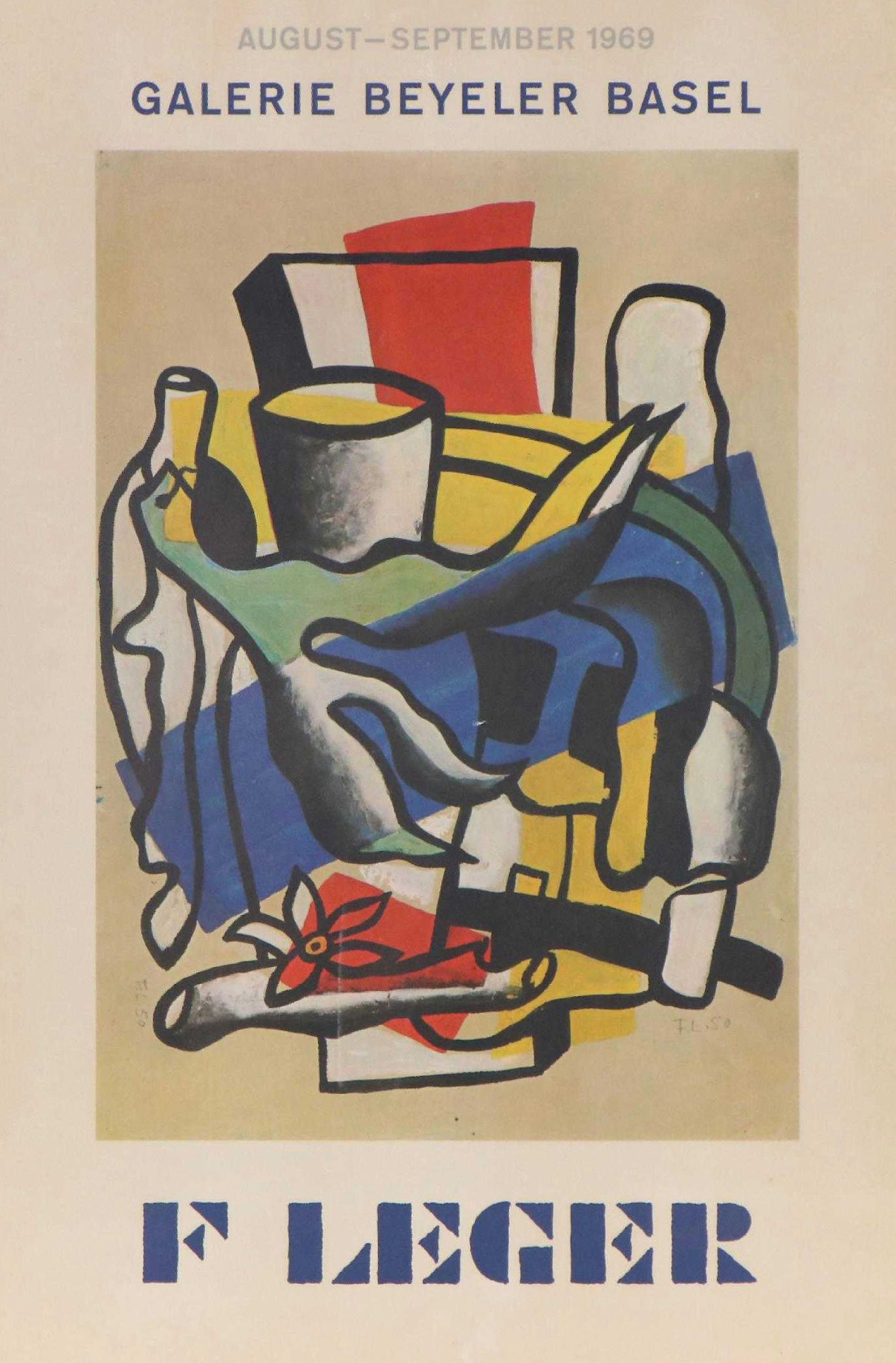 Exhibition Poster for Fernand Leger, 1969