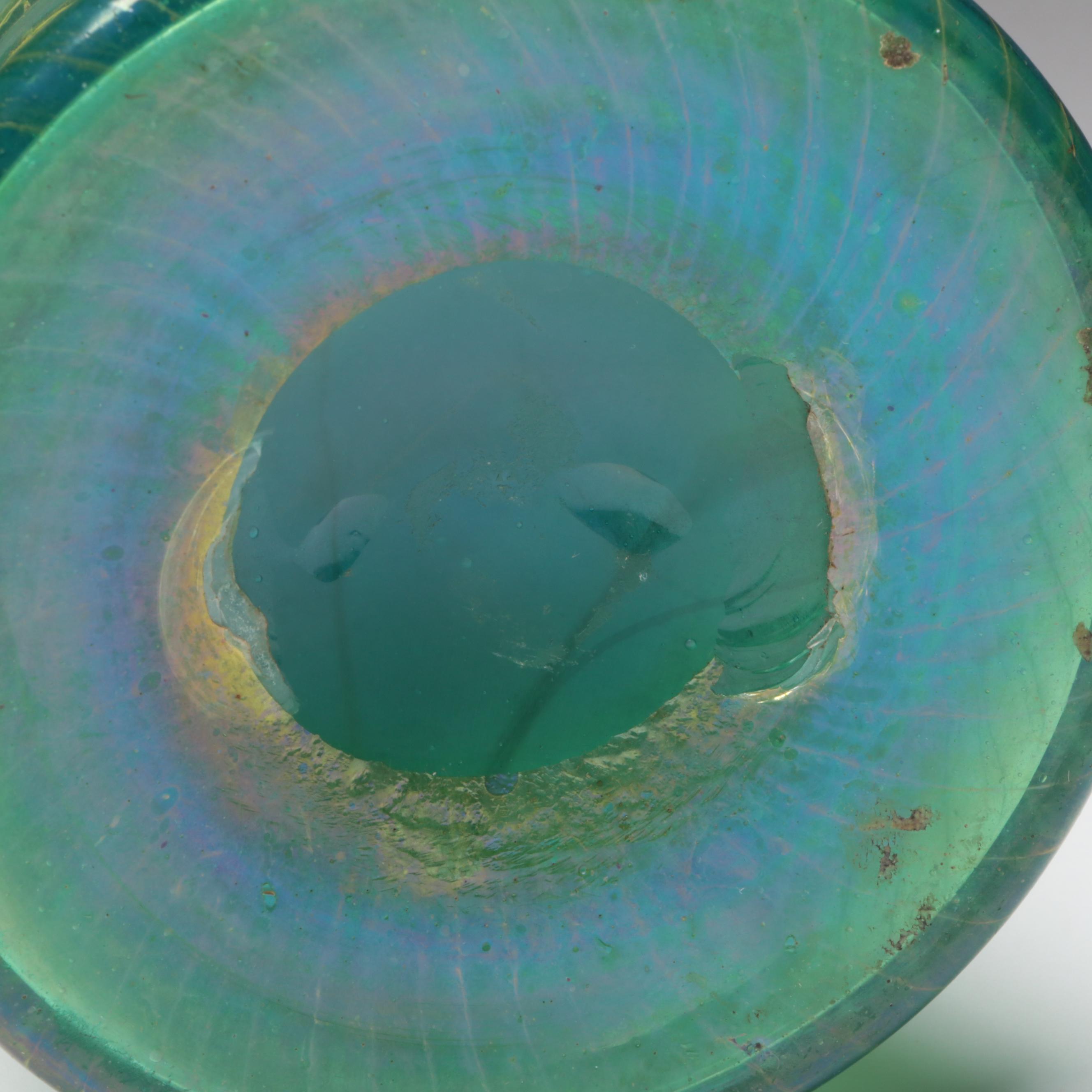 Rindskopf Art Nouveau Style Iridescent Art Glass Vase, Early 20th Century