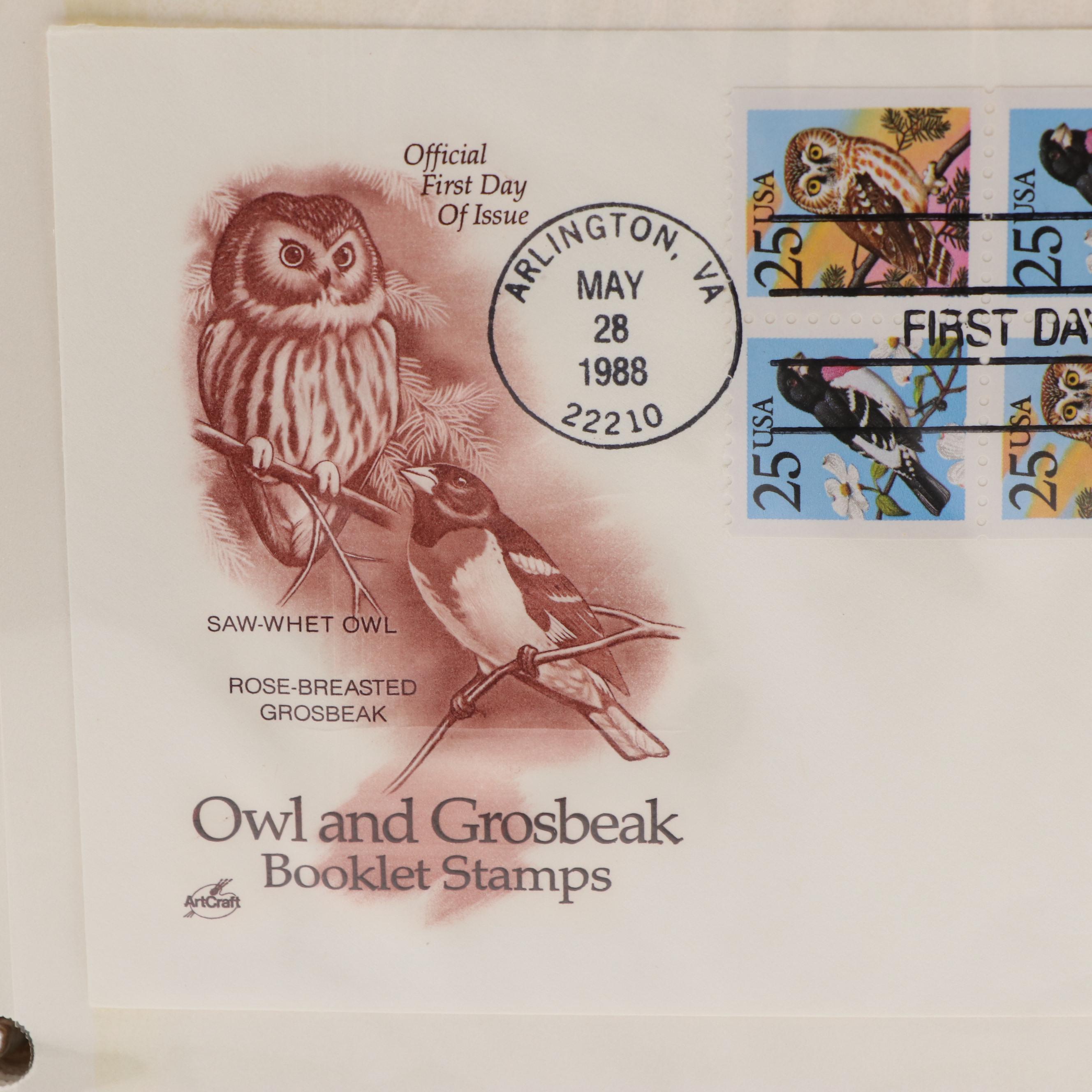 Album With More Than 180 U.S.Postal First Day Covers