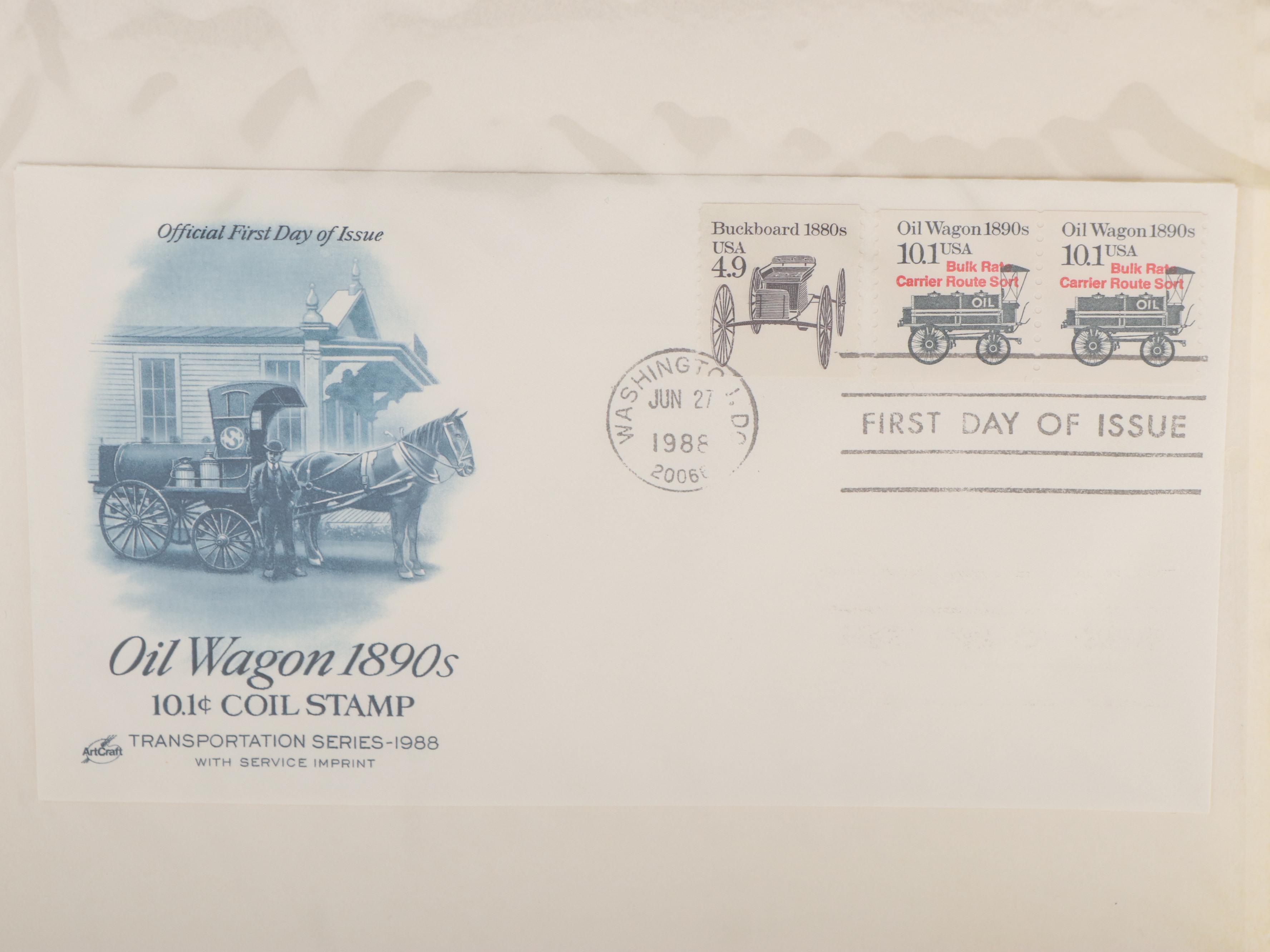 Album With More Than 180 U.S.Postal First Day Covers