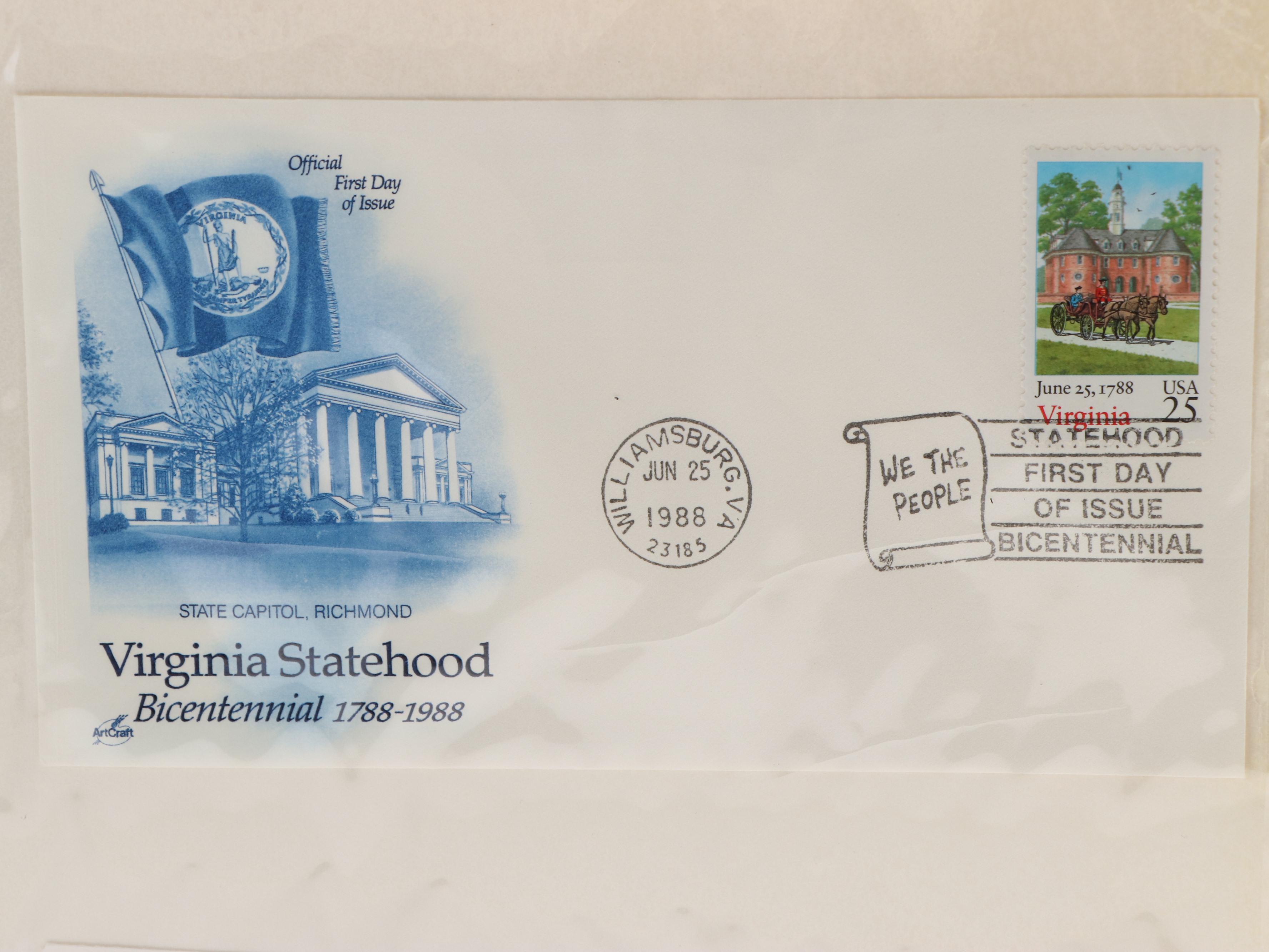 Album With More Than 180 U.S.Postal First Day Covers