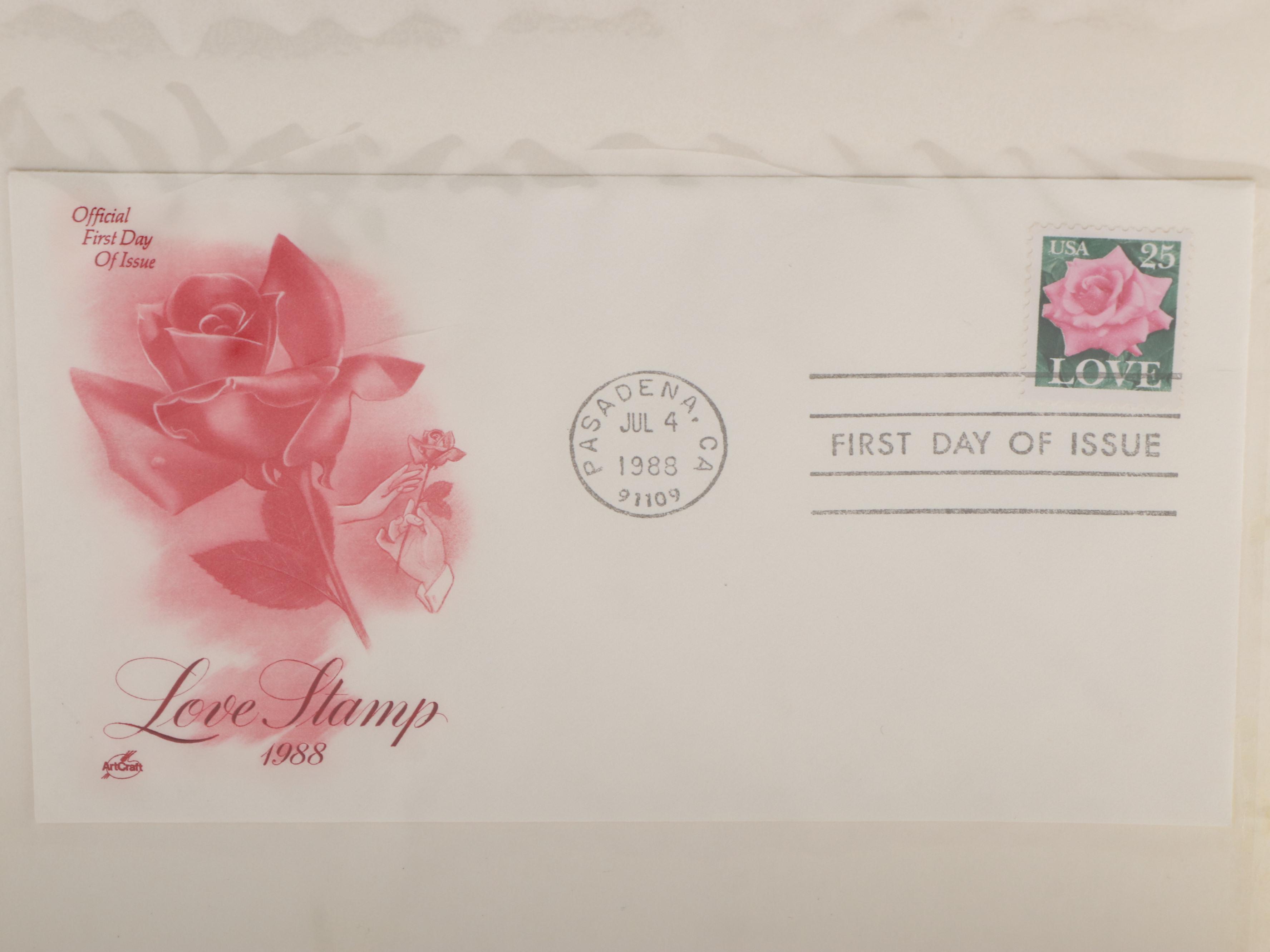 Album With More Than 180 U.S.Postal First Day Covers
