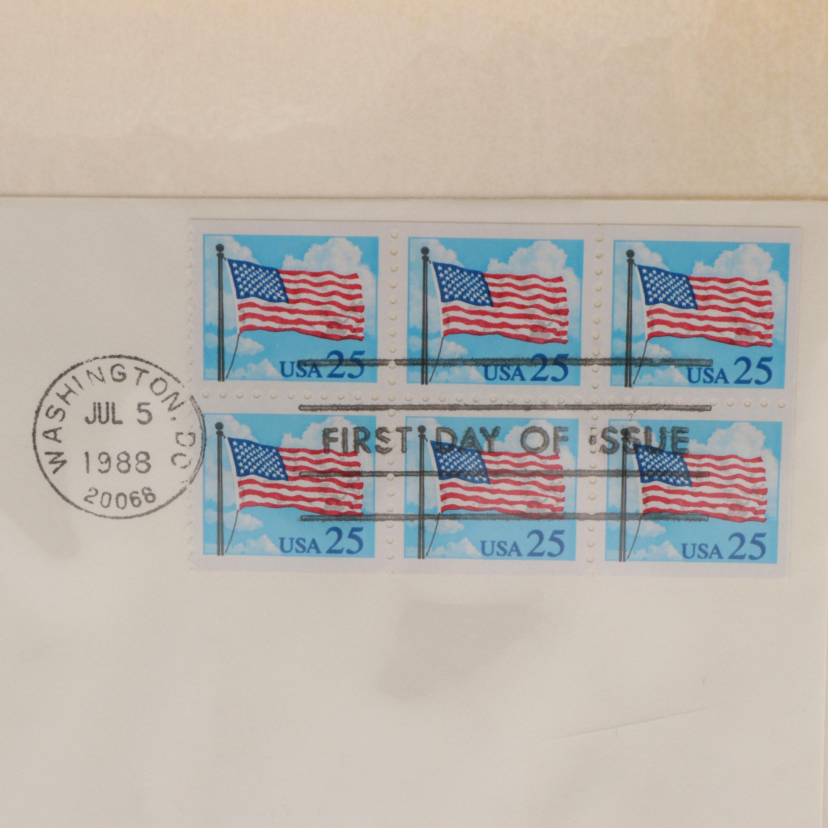 Album With More Than 180 U.S.Postal First Day Covers