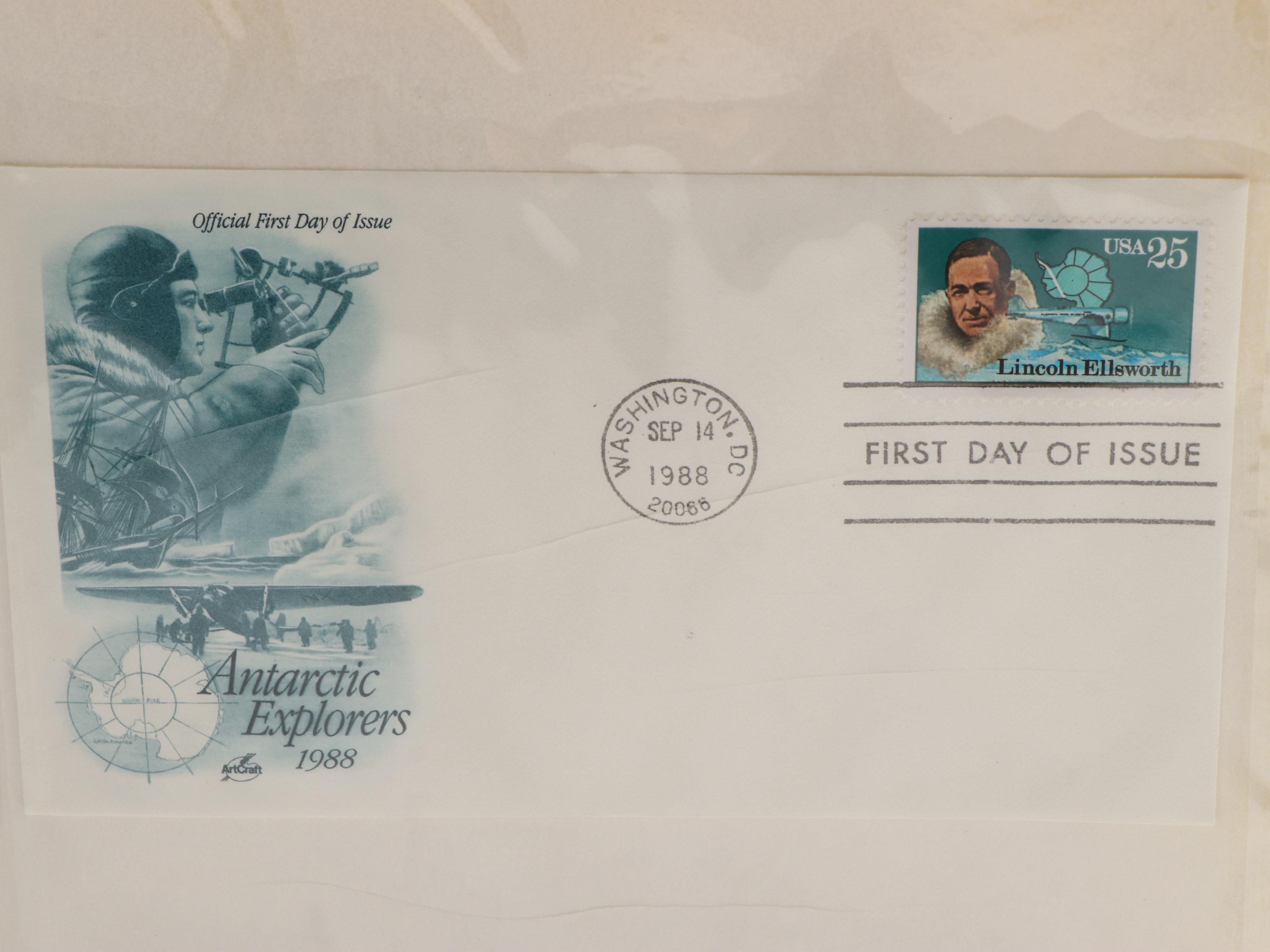 Album With More Than 180 U.S.Postal First Day Covers