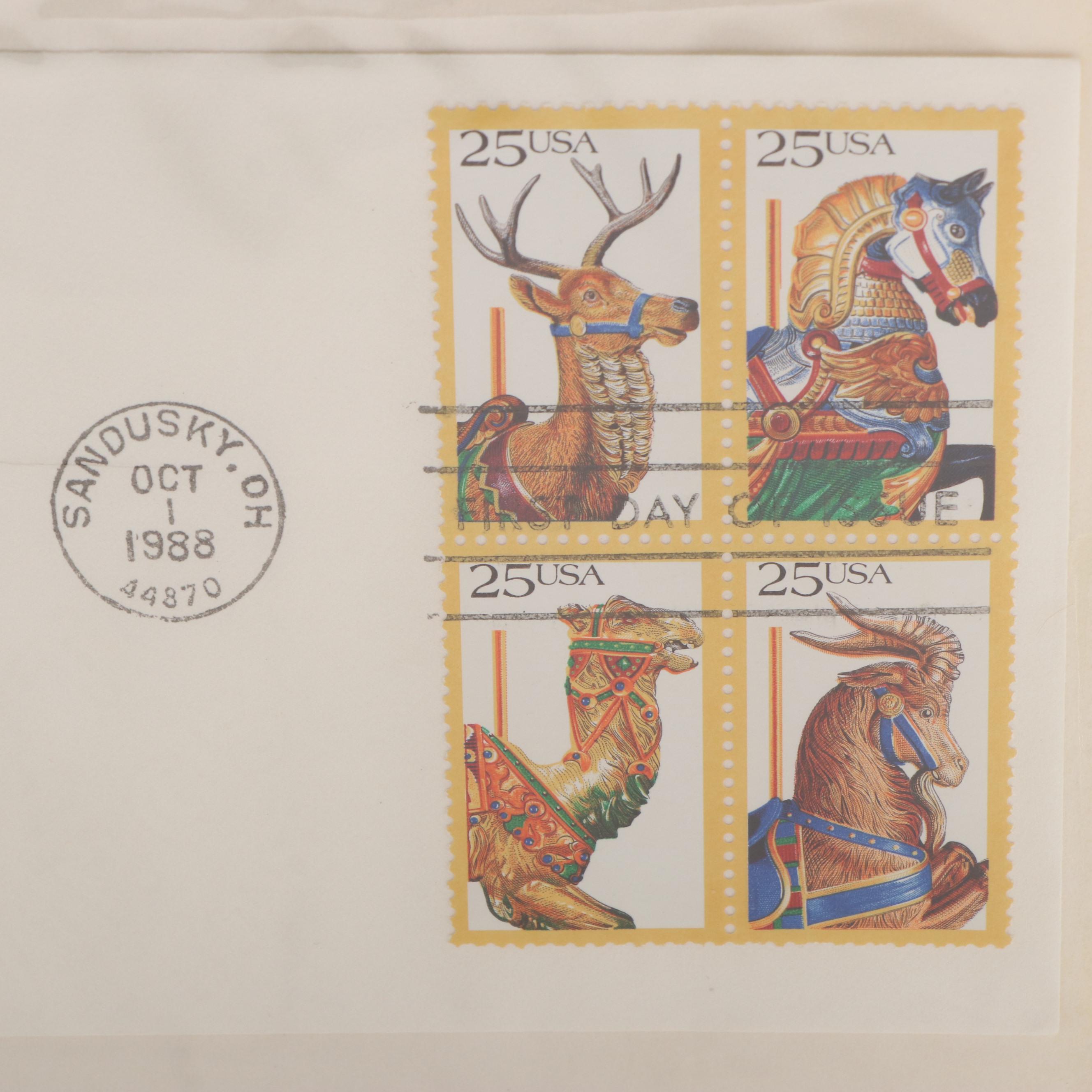 Album With More Than 180 U.S.Postal First Day Covers