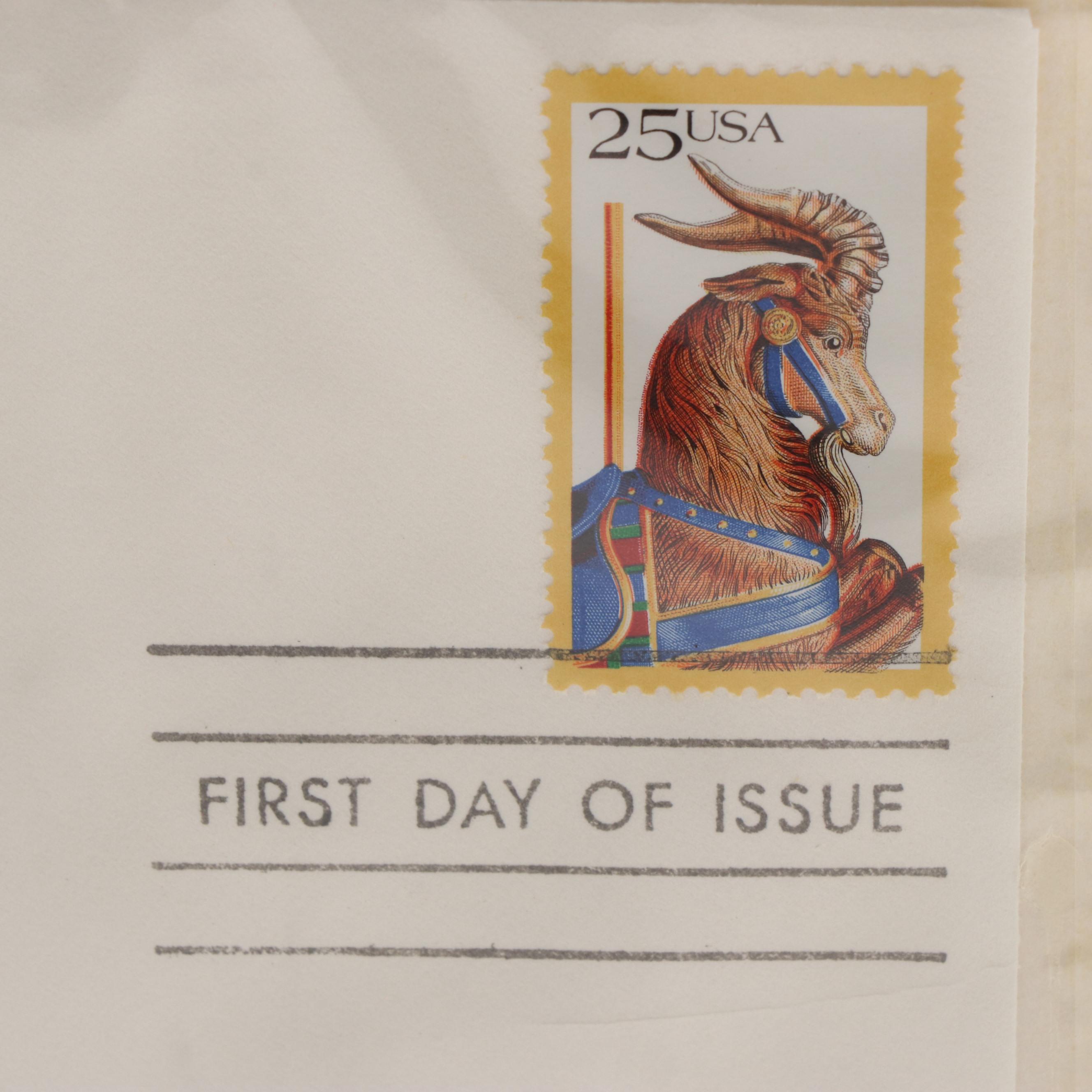 Album With More Than 180 U.S.Postal First Day Covers