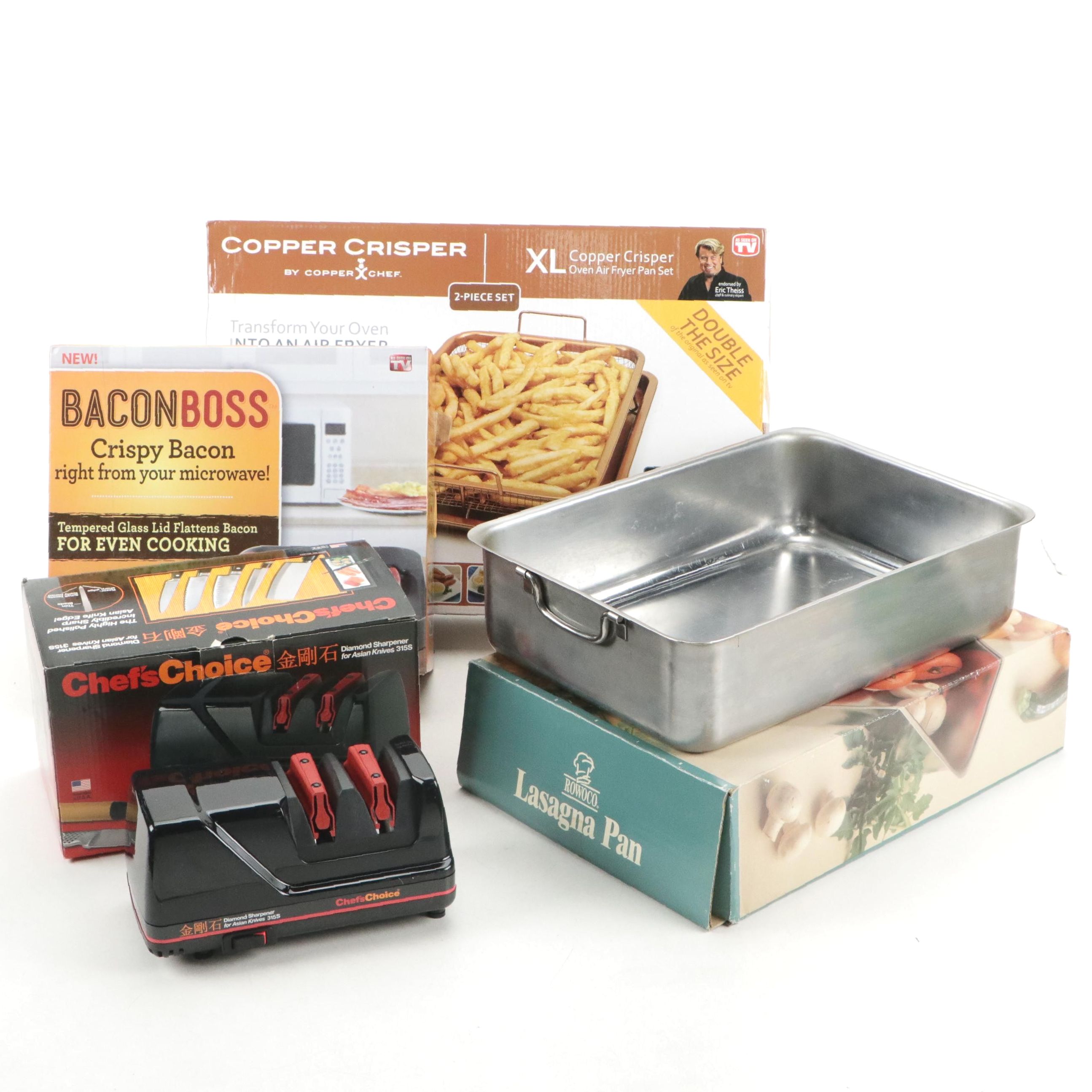 Rowoco Lasagna Pan, Copper Chef Crisper and More EBTH