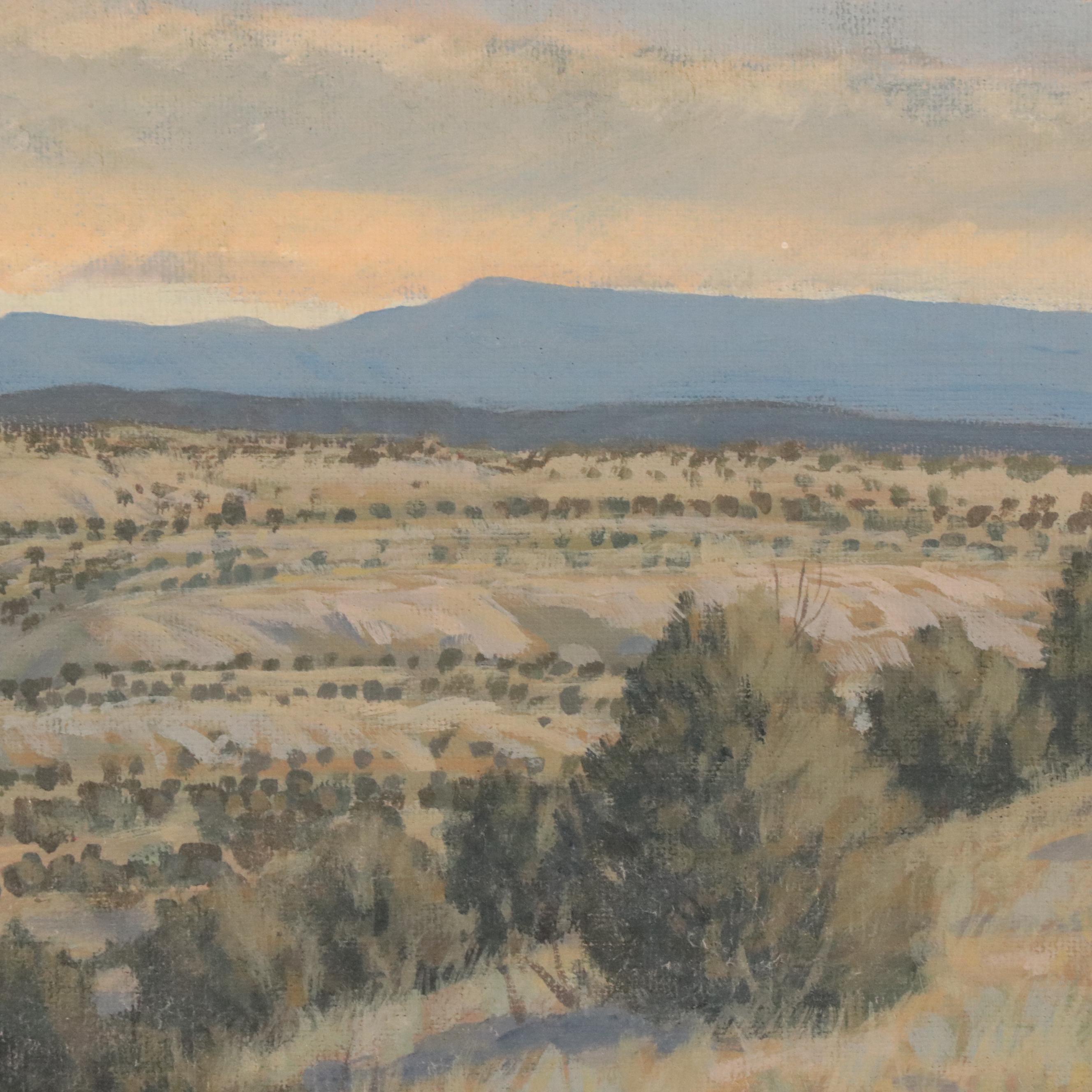 Roark Griffin Landscape Oil Painting "Evening Light, Southwest"