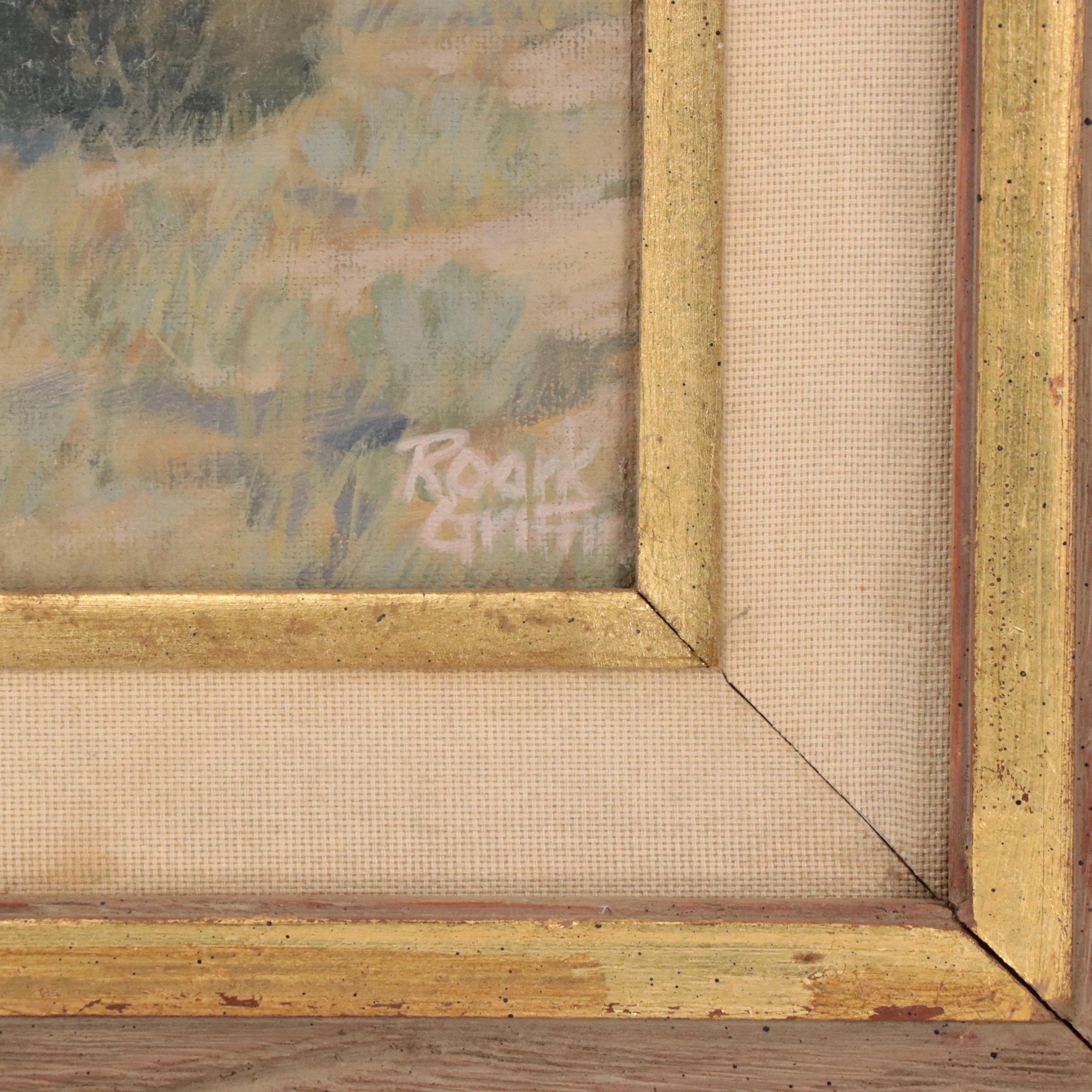 Roark Griffin Landscape Oil Painting "Evening Light, Southwest"