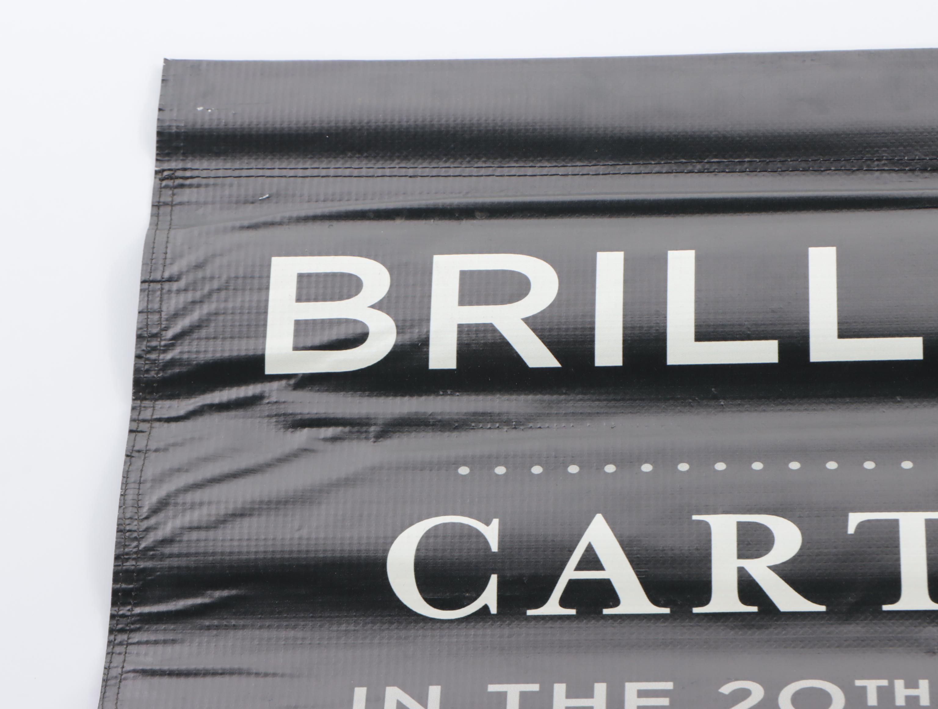 Cartier Brilliant Exhibit Wall Banner From Denver Art Museum, 2014-2015