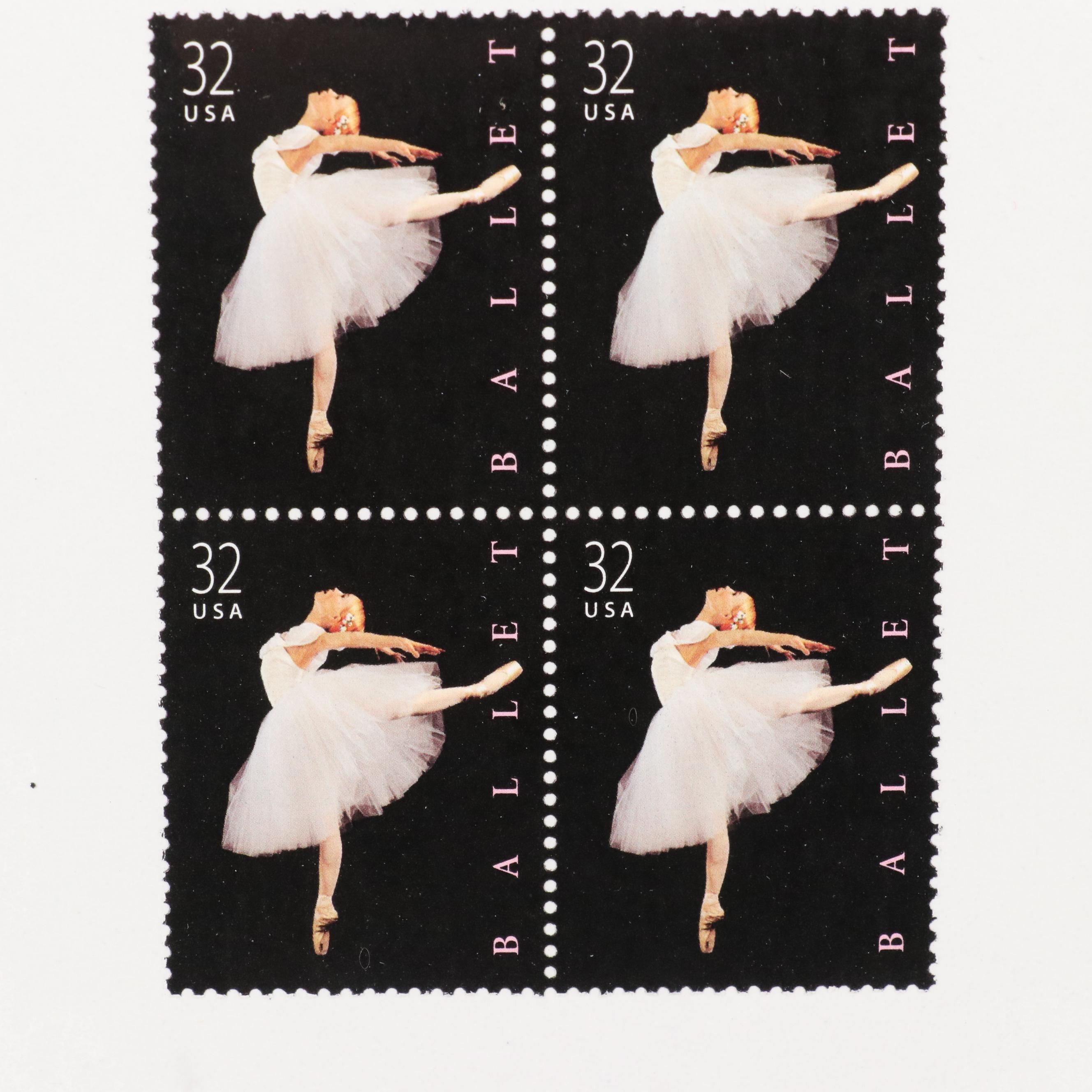 Unused U.S. Postage Stamps in Original Mint Packaging With "Marvels of Mail"