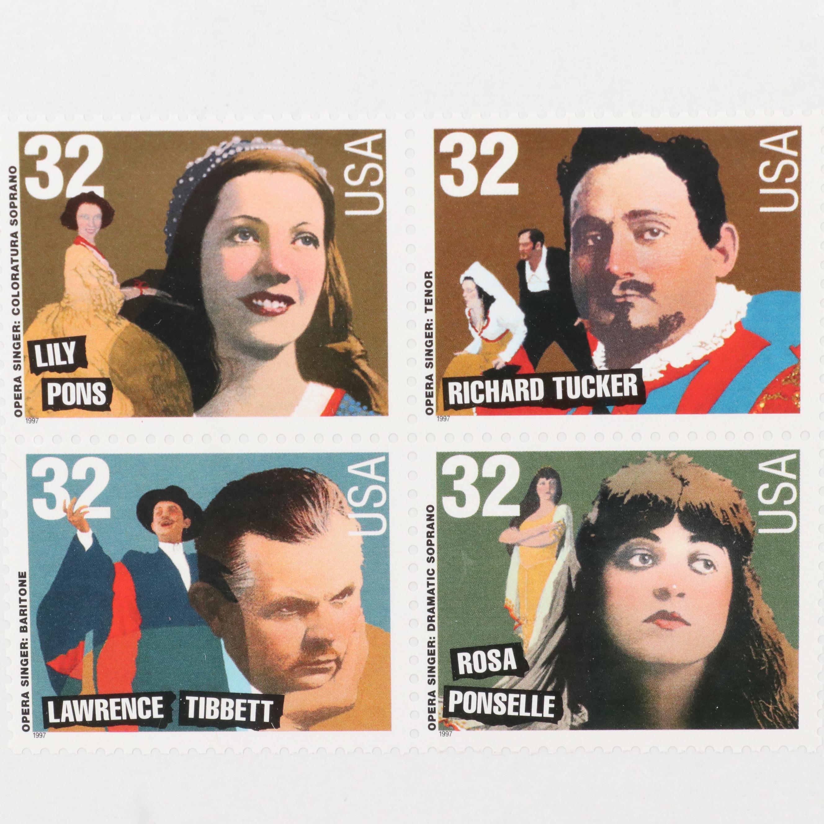 Unused U.S. Postage Stamps in Original Mint Packaging With "Marvels of Mail"