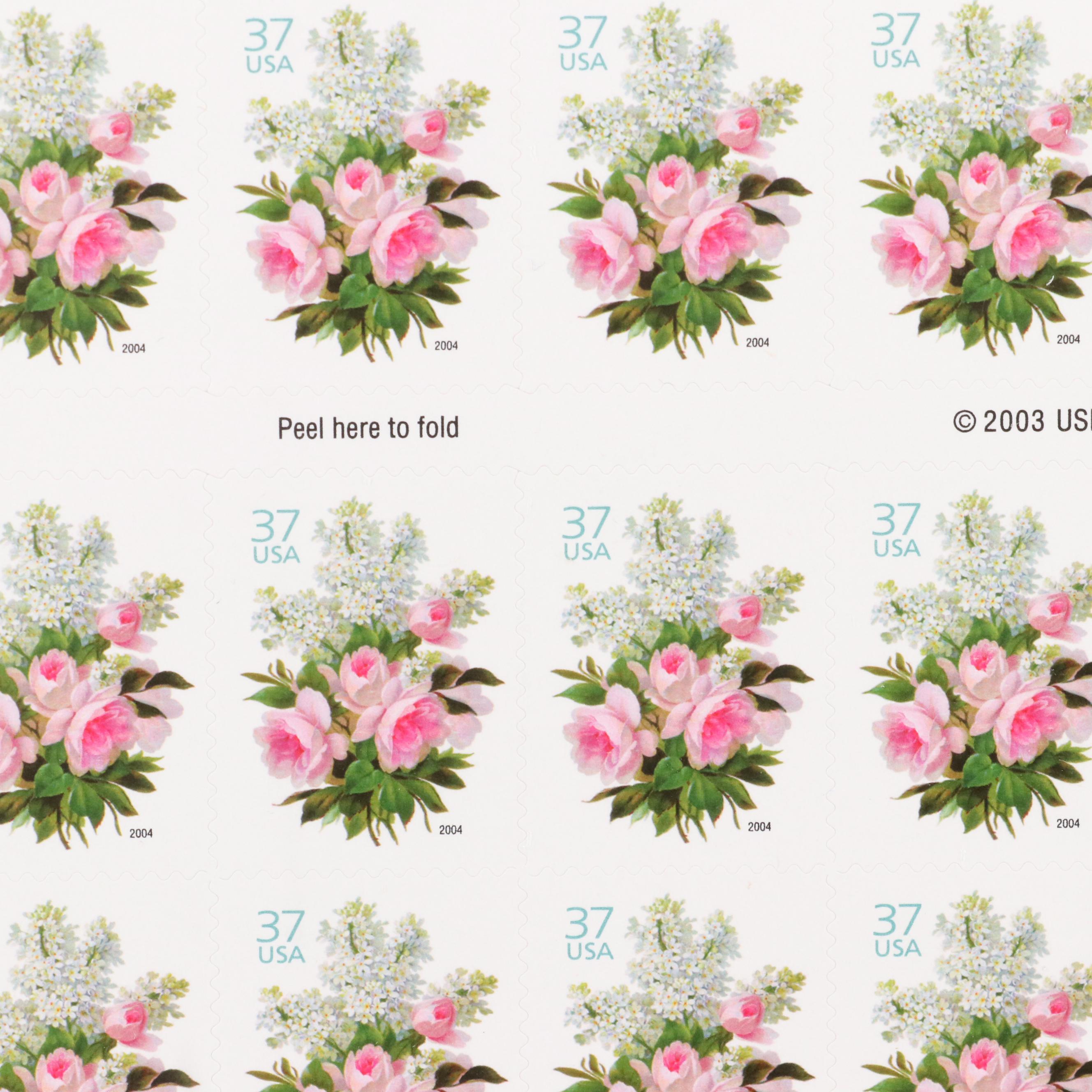 Unused U.S. Postage Stamps in Original Mint Packaging With "Marvels of Mail"