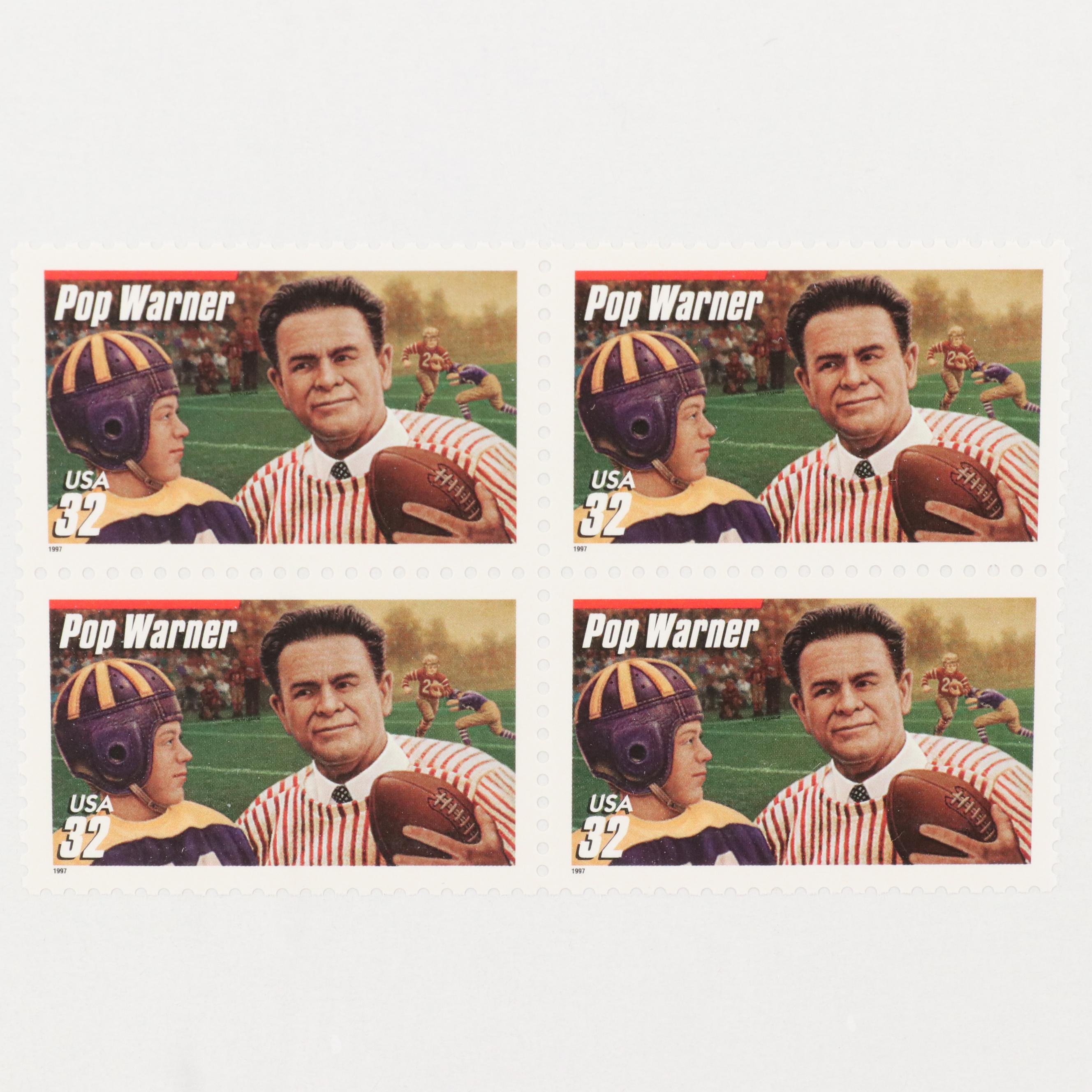 Unused U.S. Postage Stamps in Original Mint Packaging With "Marvels of Mail"