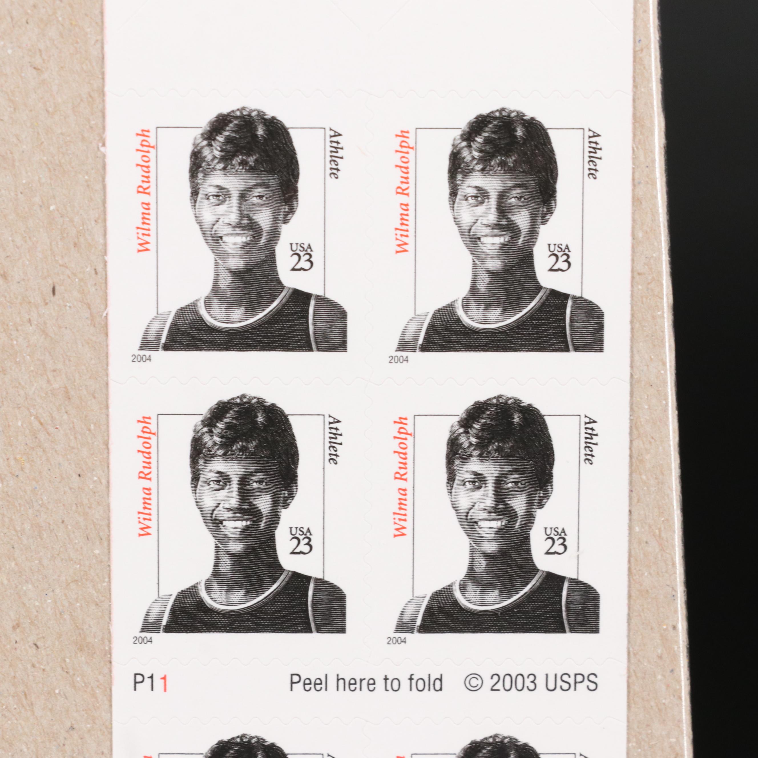 Unused U.S. Postage Stamps in Original Mint Packaging With "Marvels of Mail"