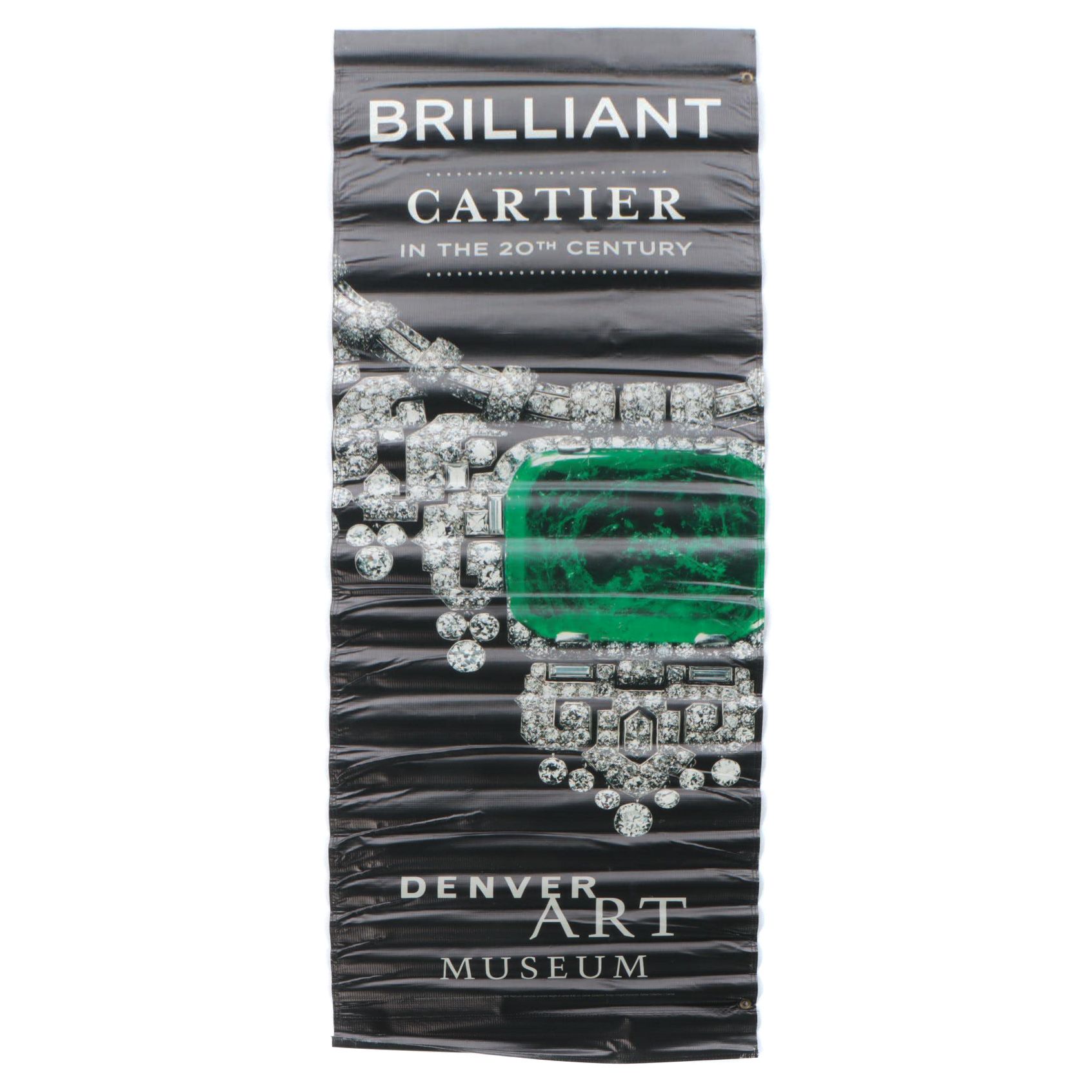 Cartier Brilliant Exhibit Wall Banner From Denver Art Museum, 2014-2015
