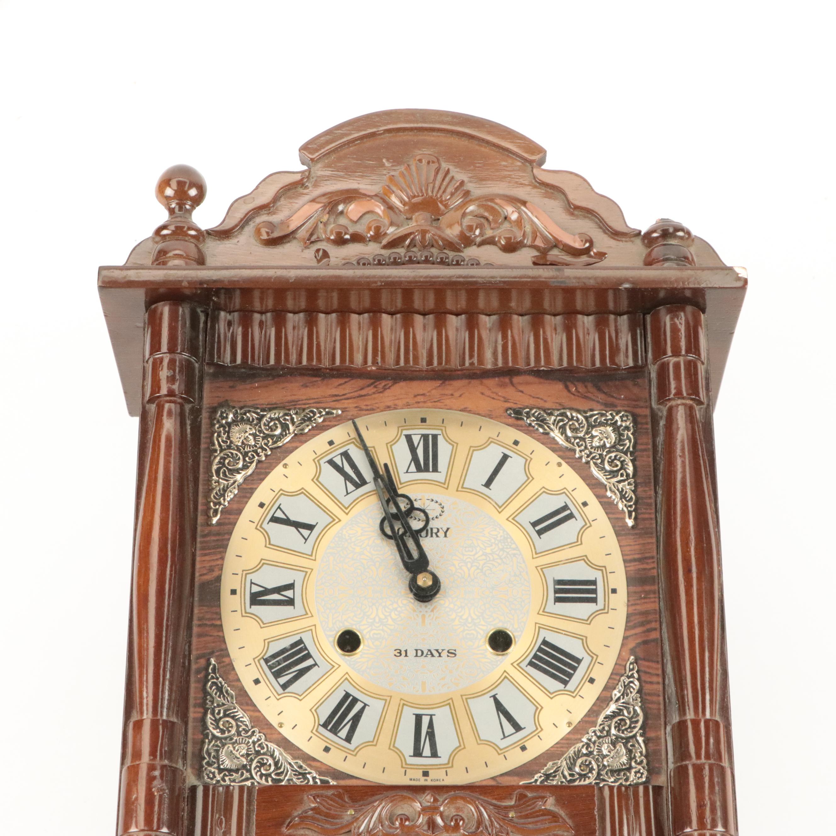 Korean Glory 31 Day Pendulum Wall Clock