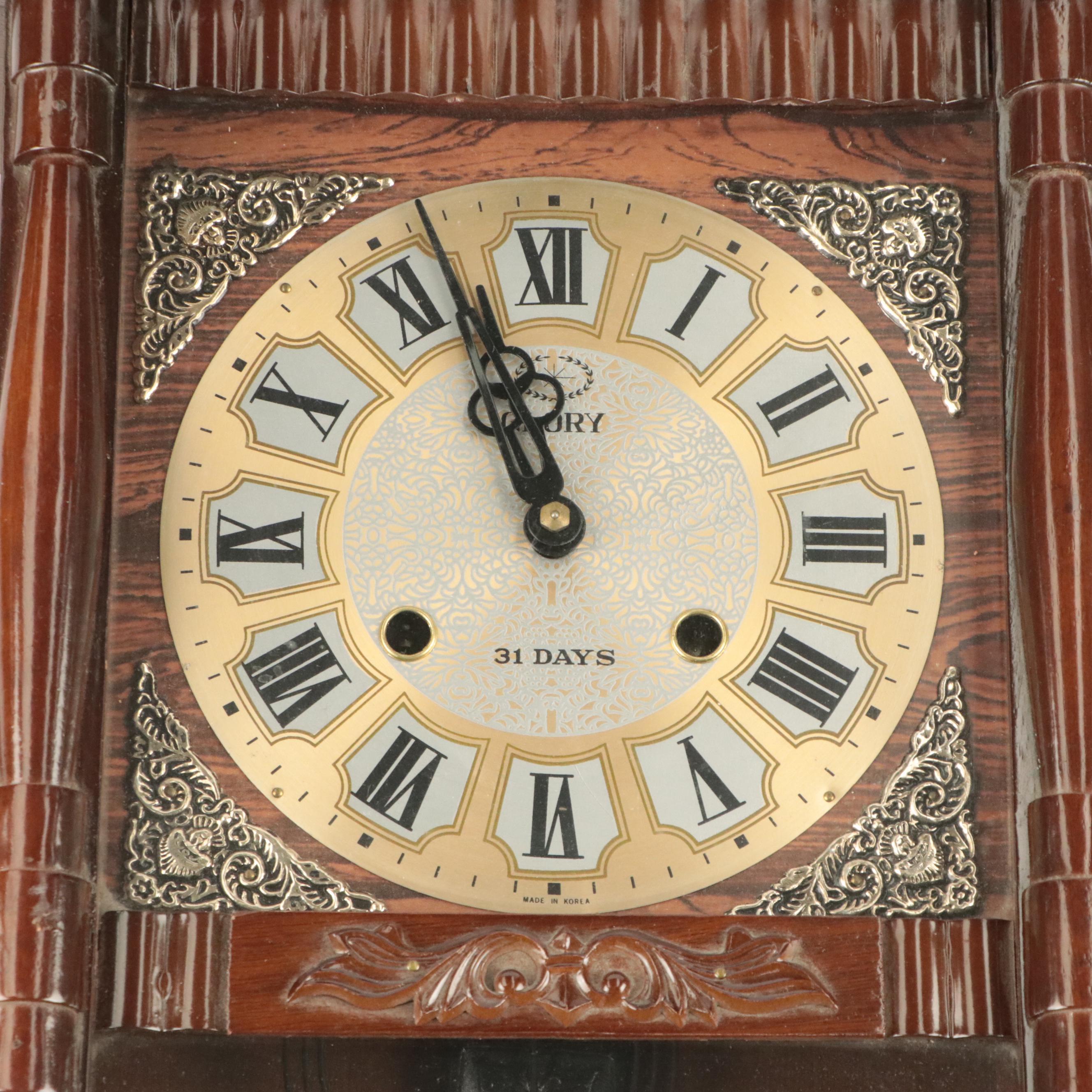 Korean Glory 31 Day Pendulum Wall Clock