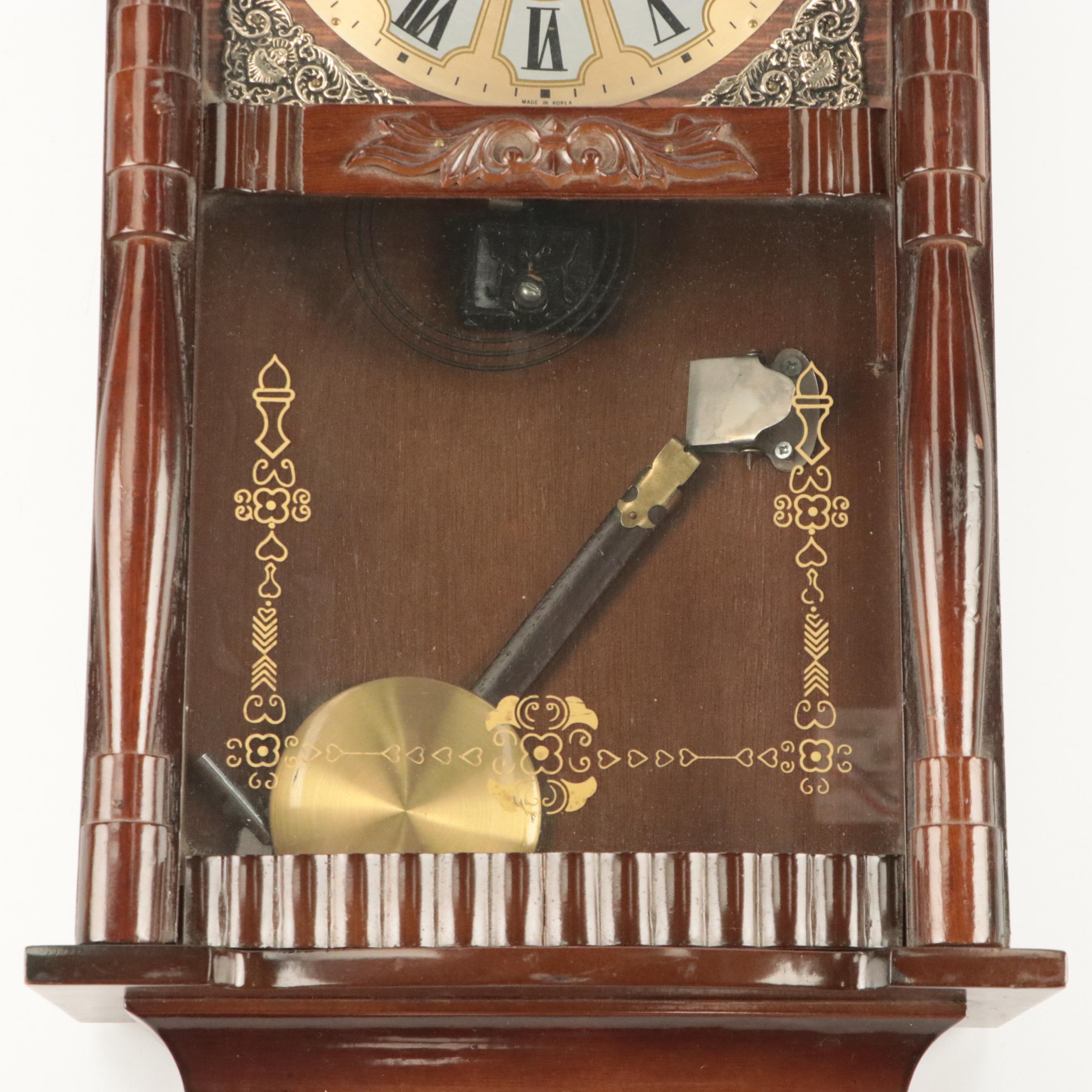 Korean Glory 31 Day Pendulum Wall Clock