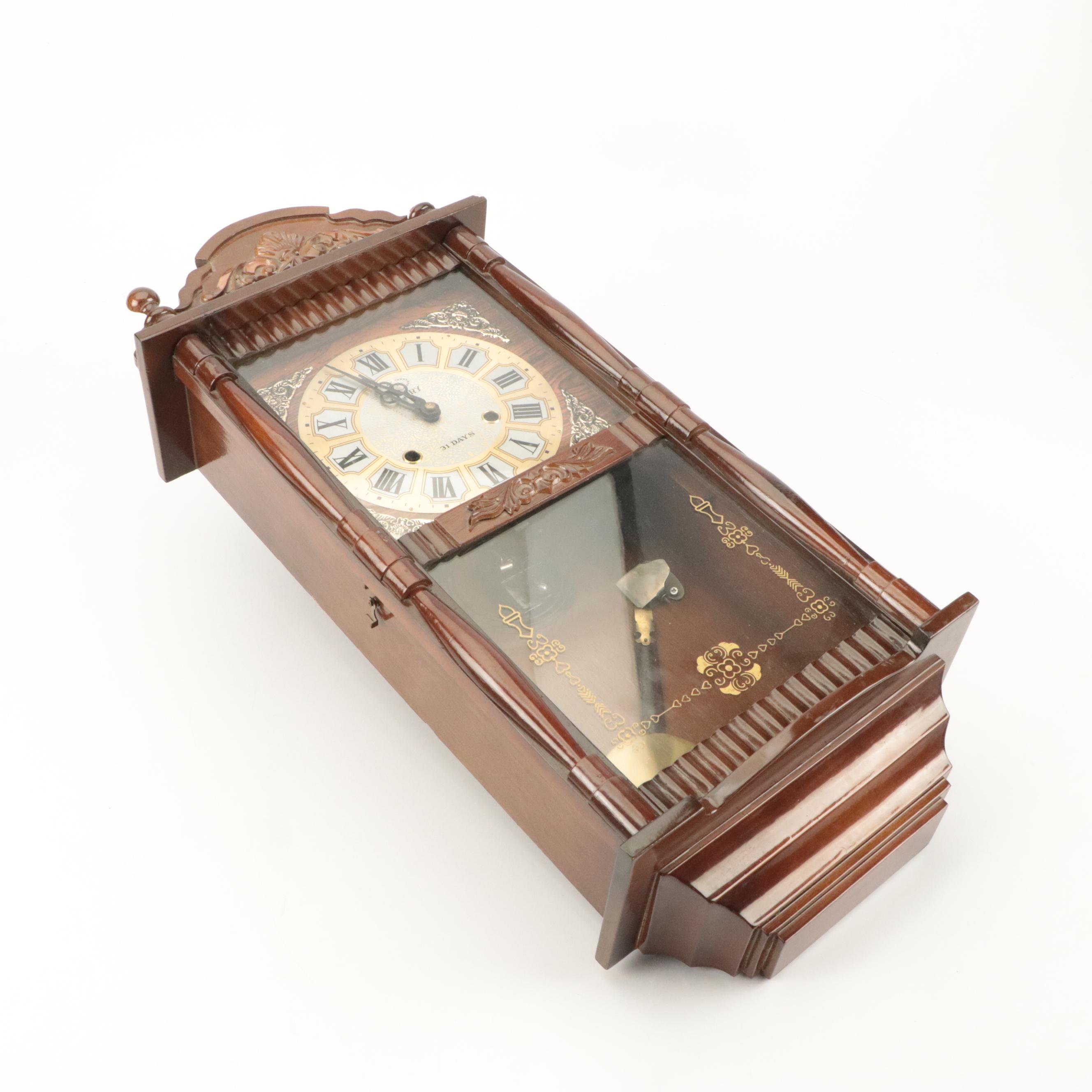 Korean Glory 31 Day Pendulum Wall Clock