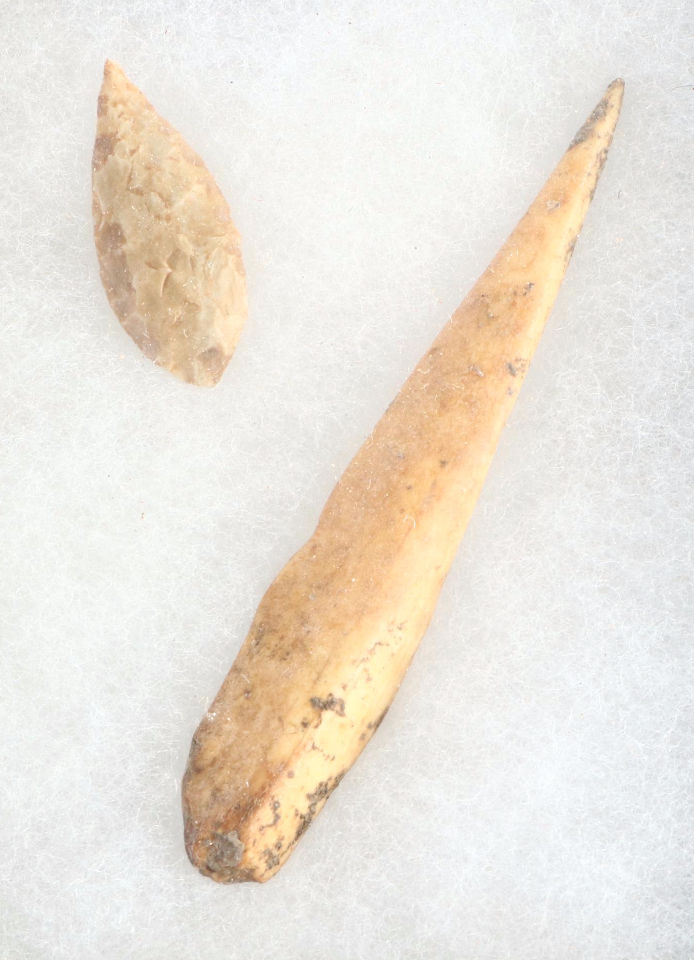 North American Turquoise Beads with Knapped Stone and Bone Tools