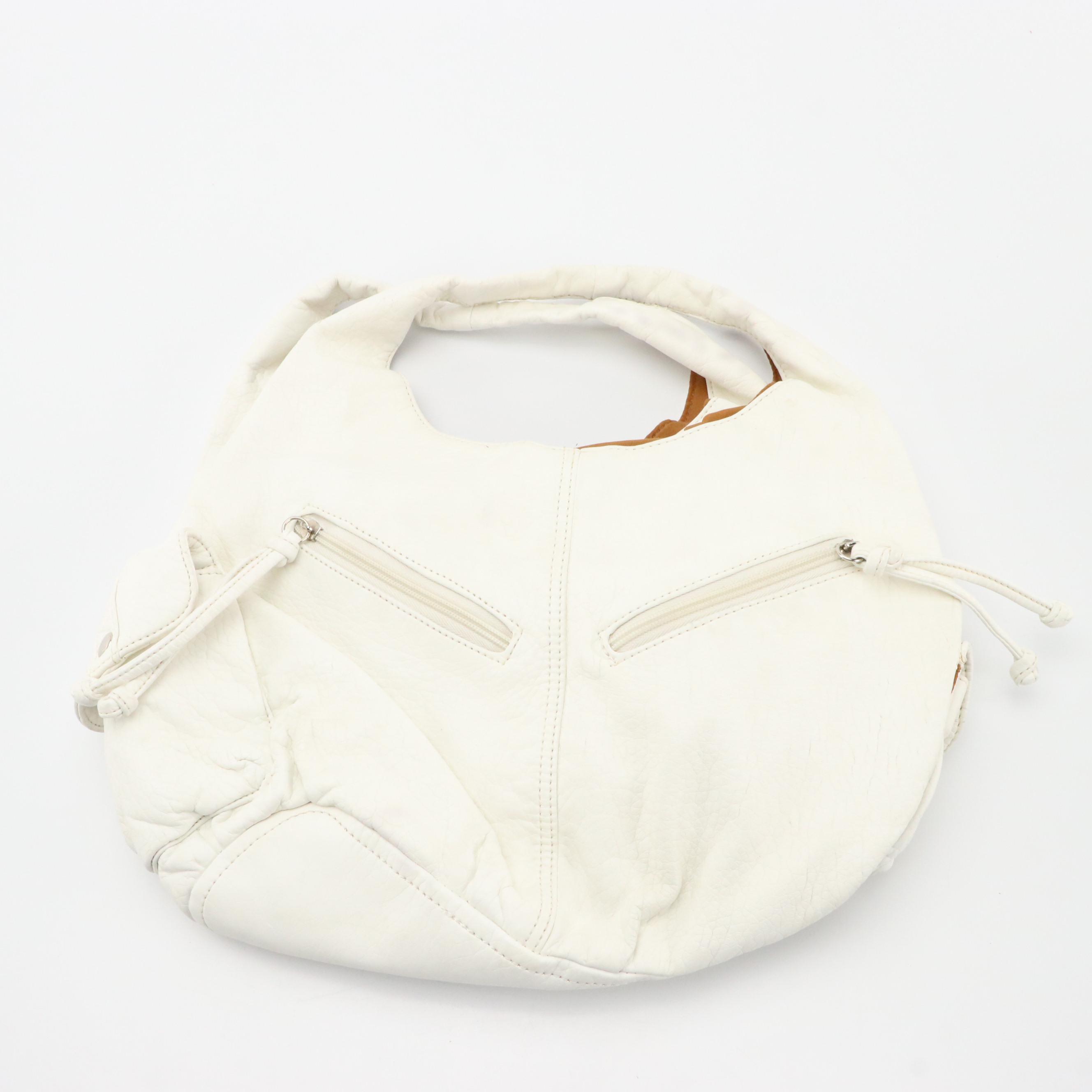 Tory Burch Grain Leather Two-Way Bag with Other Hobo Bags