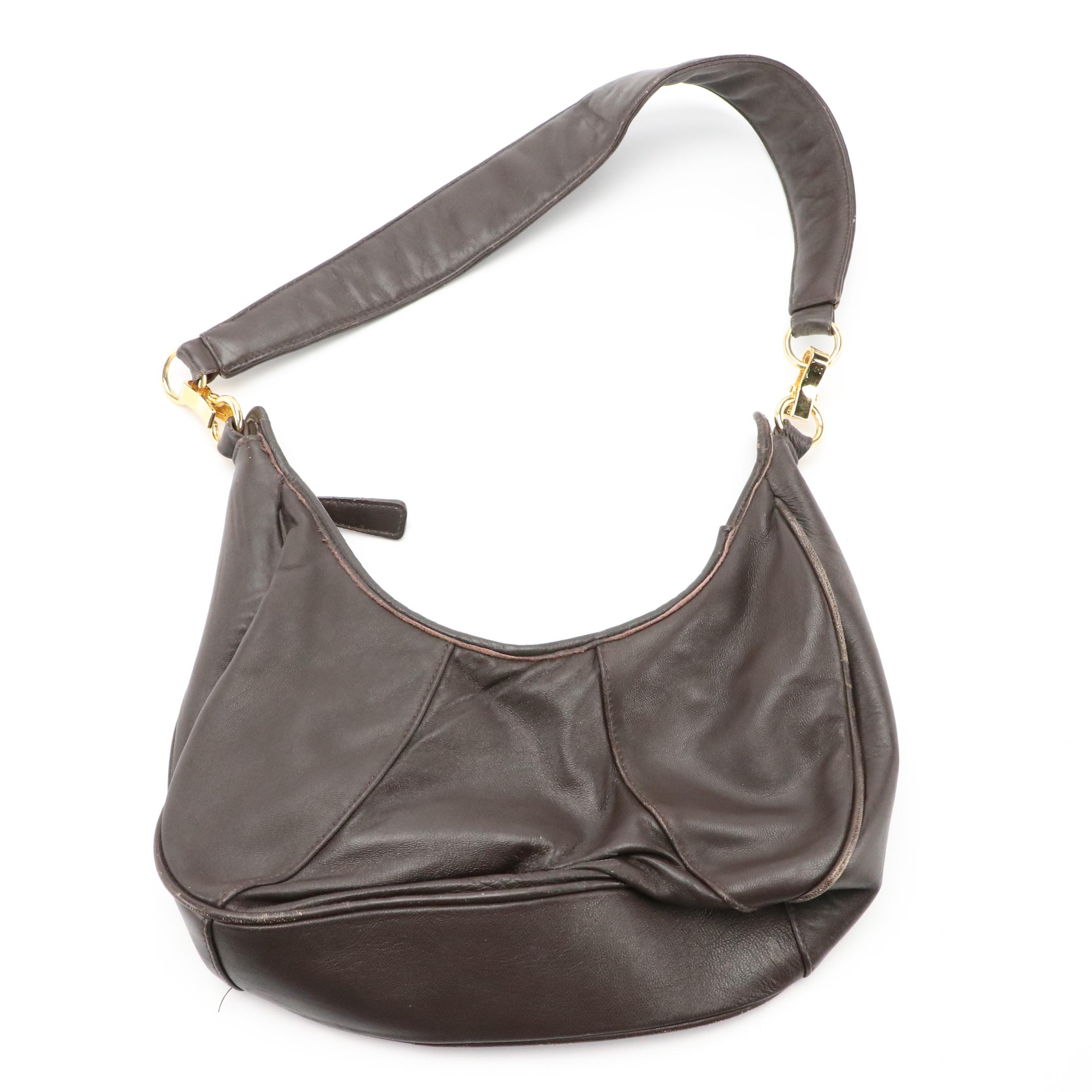 Tory Burch Grain Leather Two-Way Bag with Other Hobo Bags