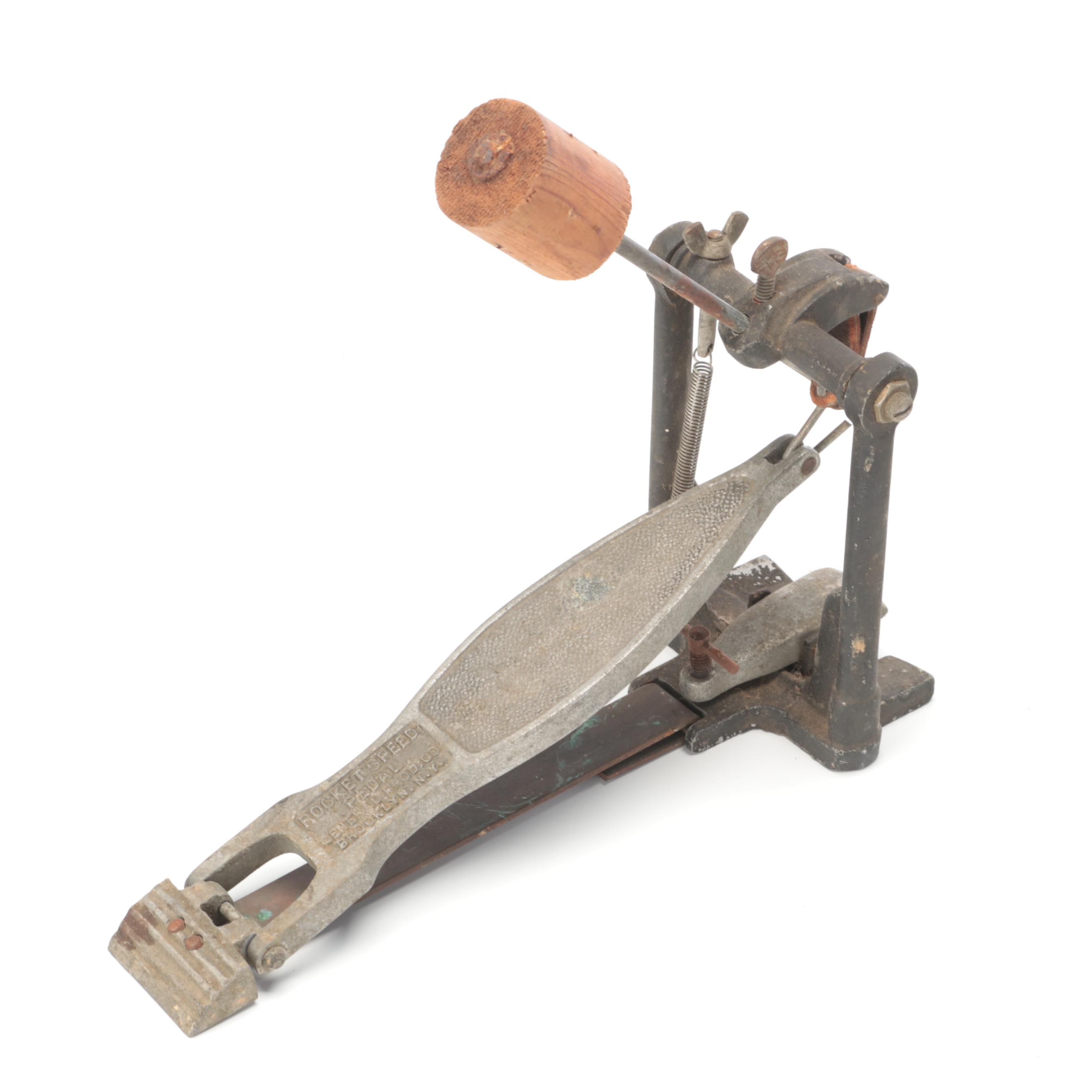 Slingerland Hide-Head Bass Drum, Early to Mid 20th Century