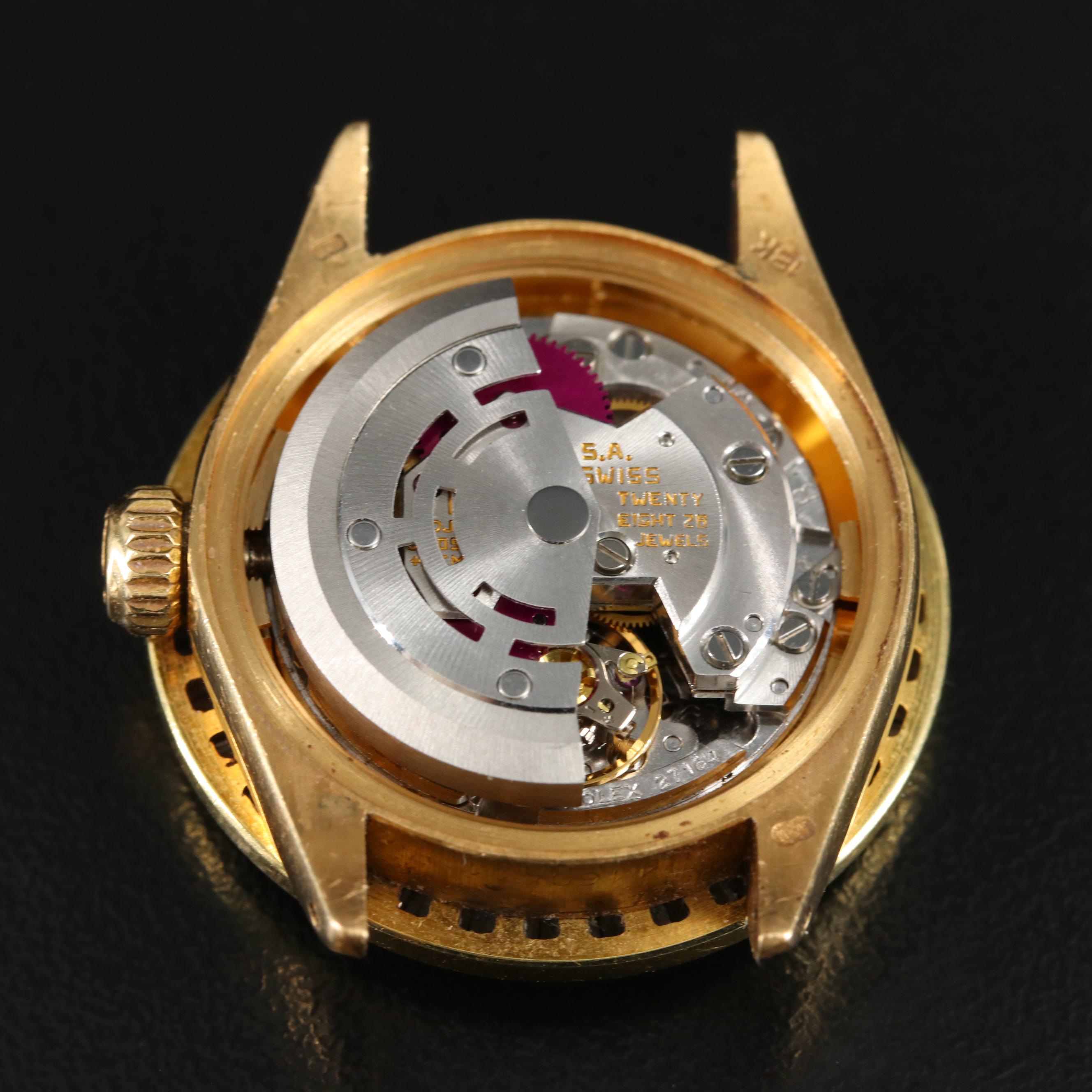 1974 Rolex Custom 2.02 CTW Diamond and Ruby Dial and Bezel Datejust Watch