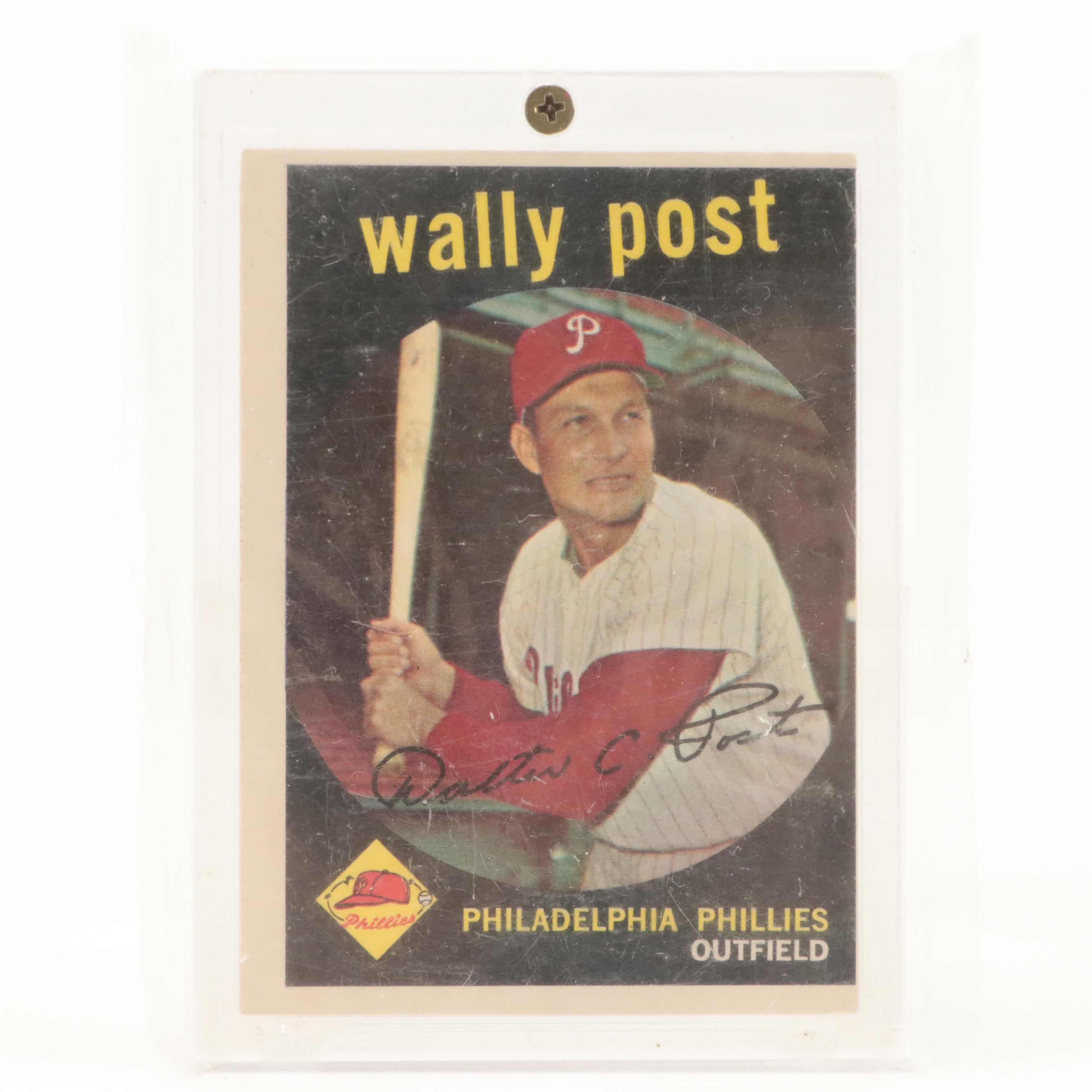 1959 Topps Baseball Cards Featuring Don Drysdale, Nellie Fox, and More