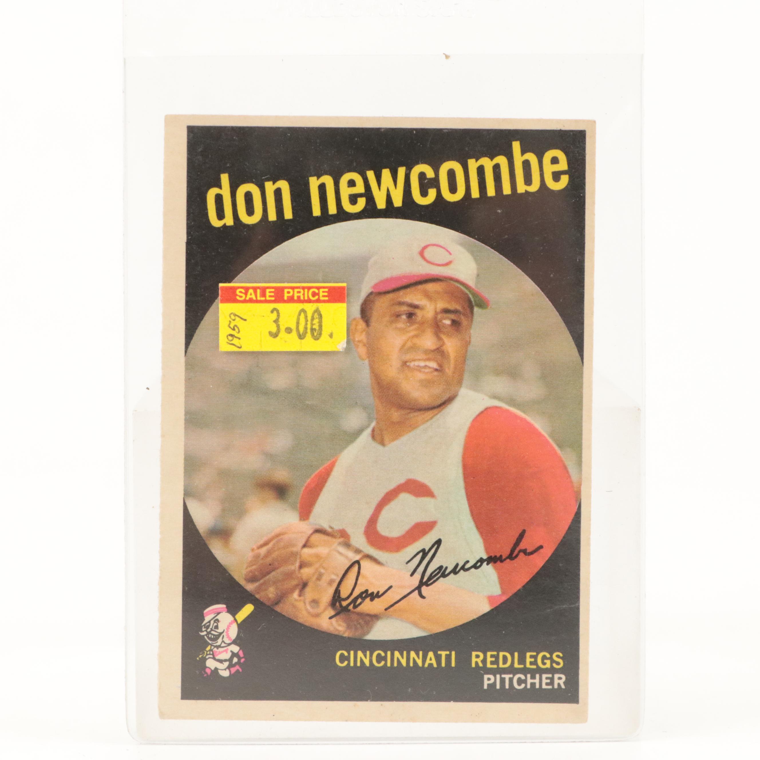 1959 Topps Baseball Cards Featuring Don Drysdale, Nellie Fox, and More