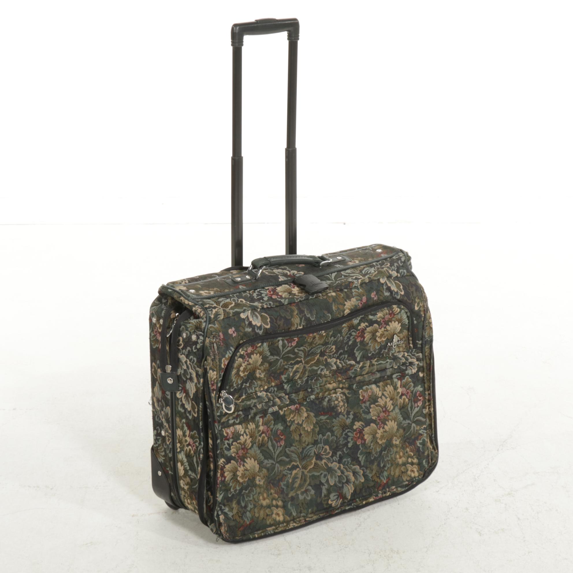 Atlantic Floral Tapestry Style Carry-On Bag and Rolling Garment Bag