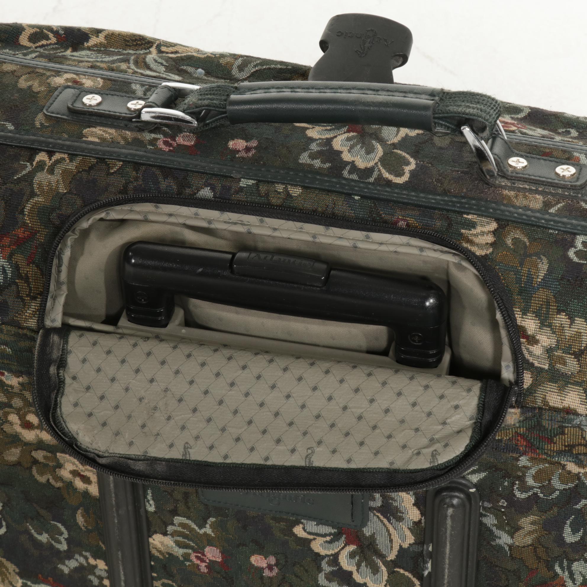 Atlantic Floral Tapestry Style Carry-On Bag and Rolling Garment Bag